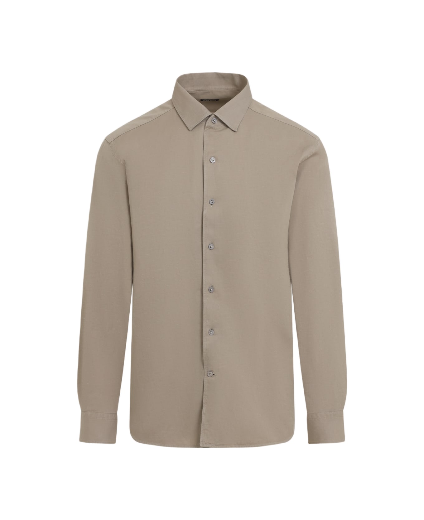 Zegna Shirt - Beige Medio Unito