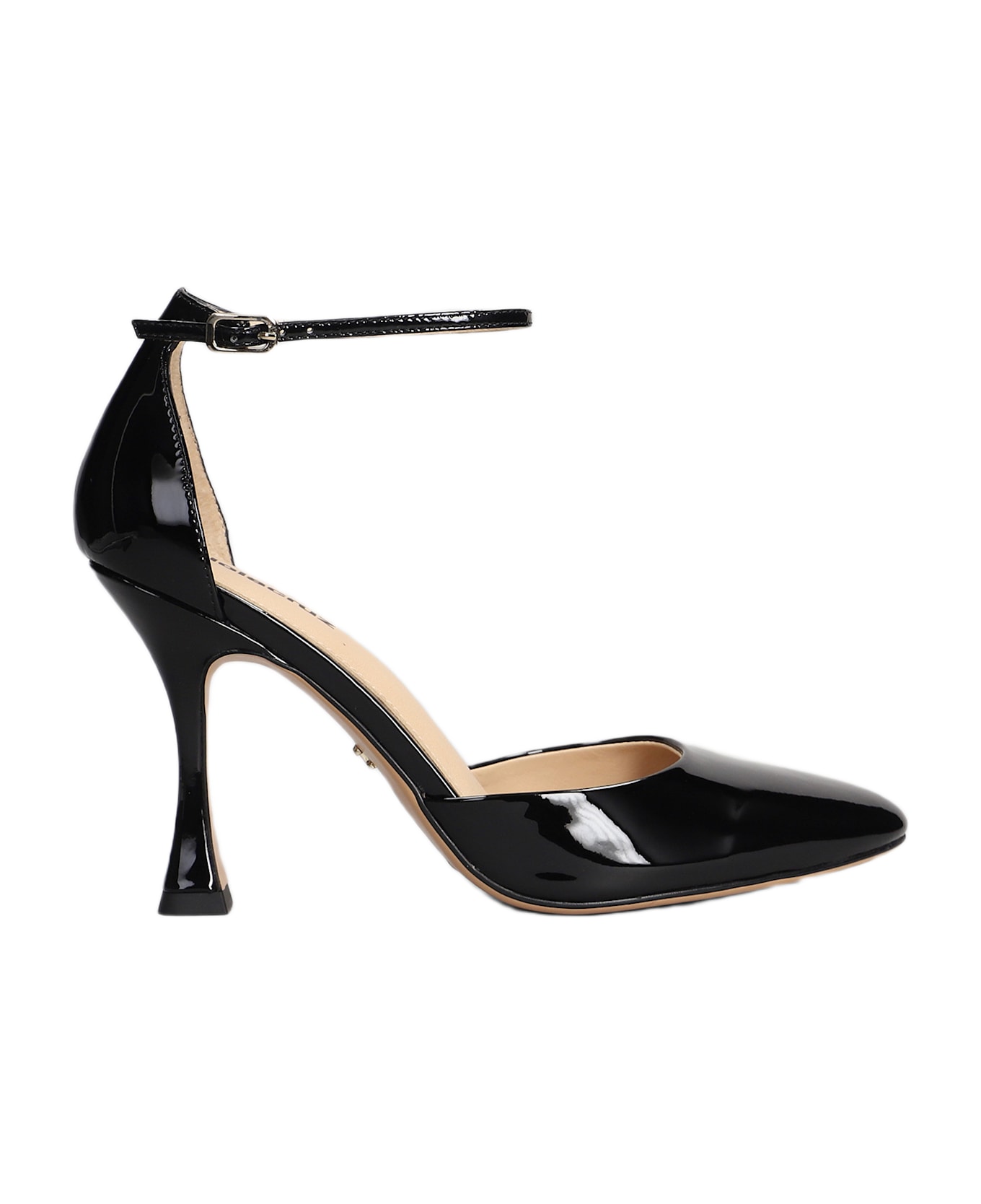Lola Cruz Dury Pumps 95 Pumps In Black Patent Leather italist