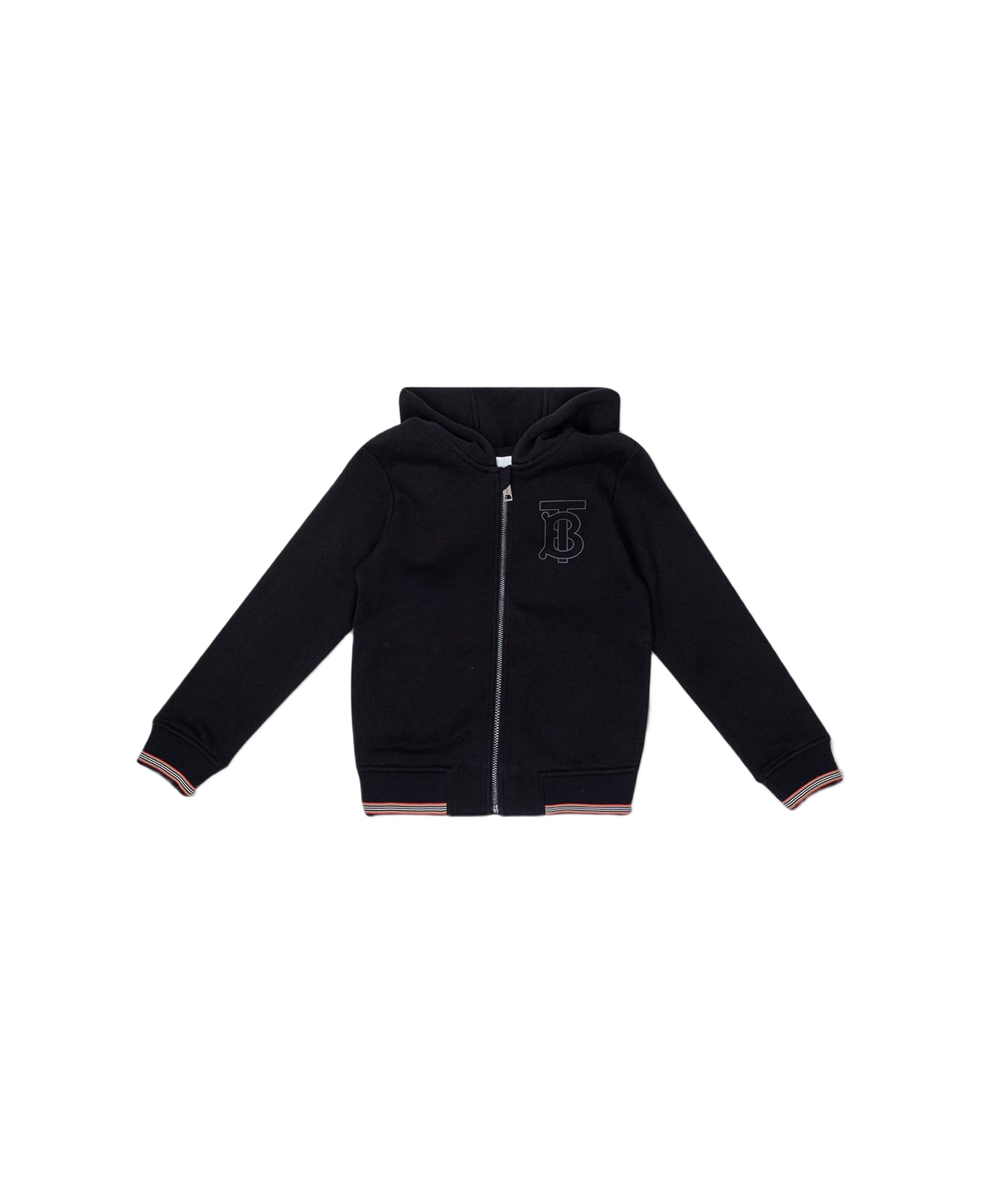 Burberry 'lester' Hoodie With Logo - Black