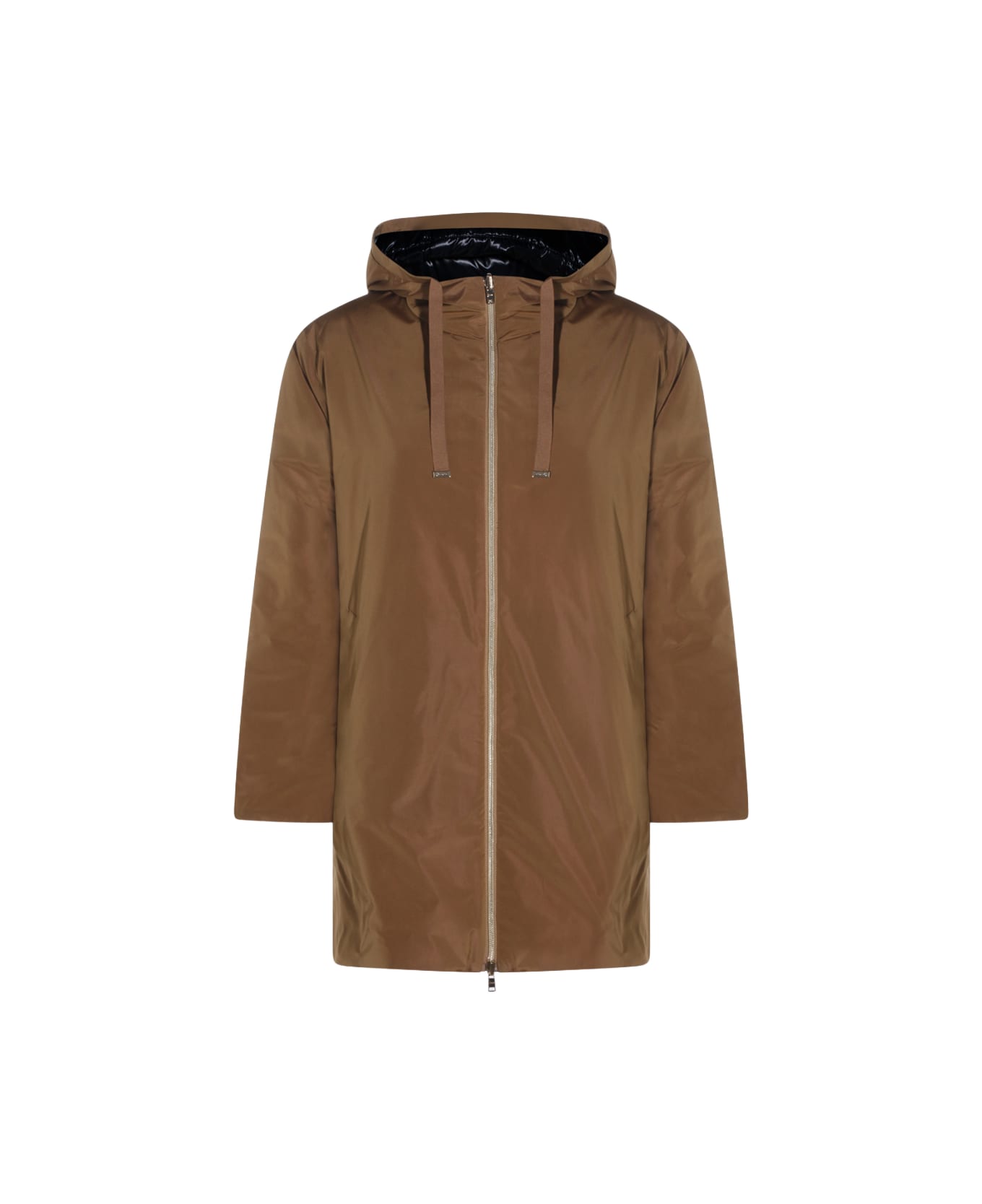 Herno Dark Camel Down Jacket - CAMEL/NAVY