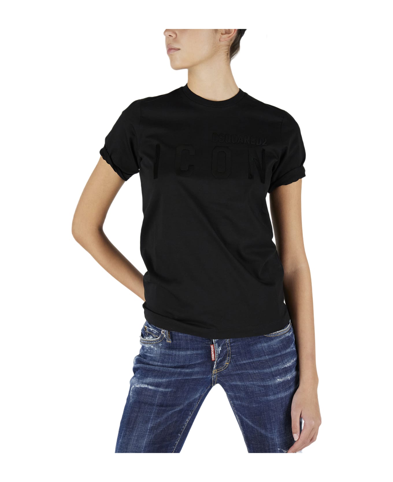 Dsquared2 T-shirts - Black-shiny black