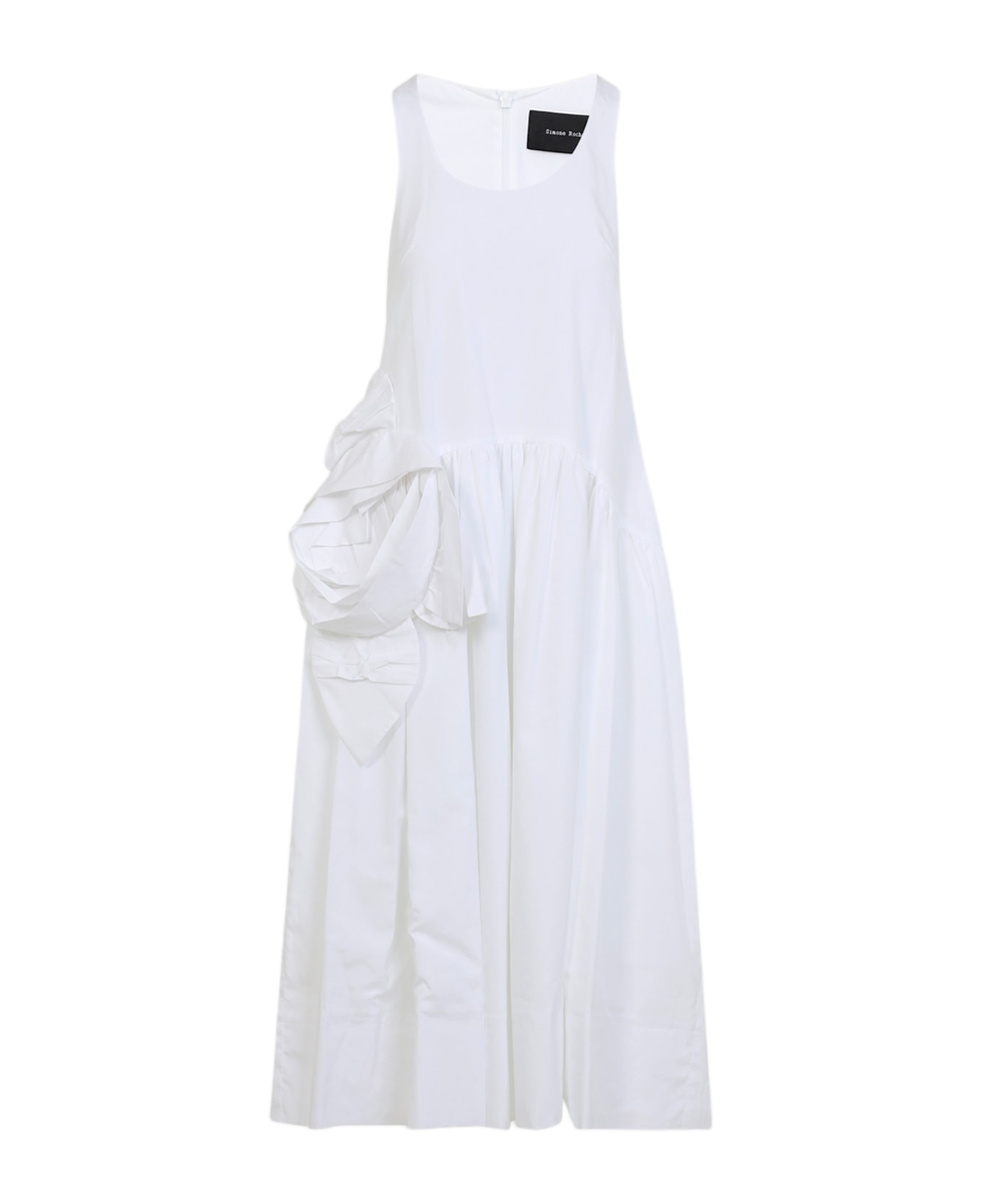 Simone Rocha Rosette Tapered Dress - White
