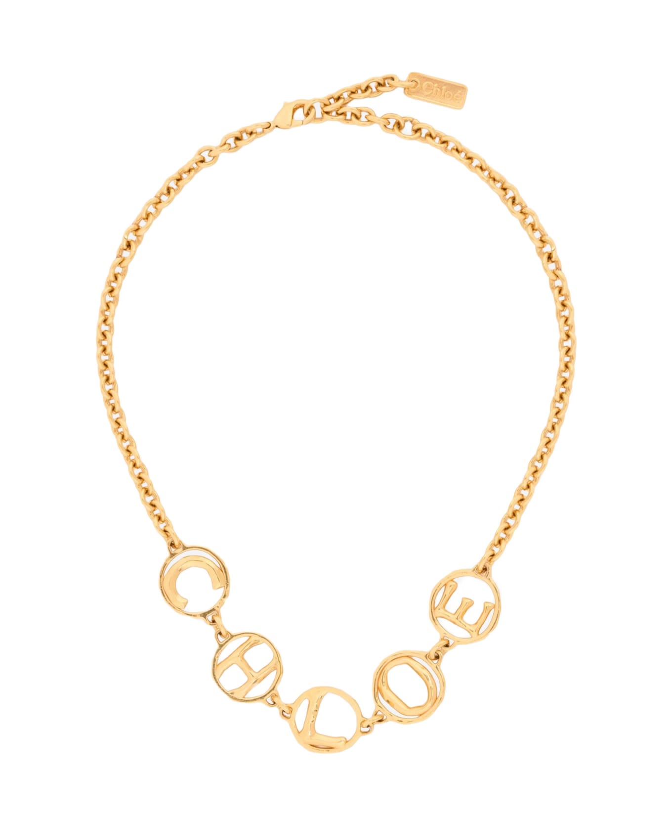 Chloé Script Choker - COLOR oro