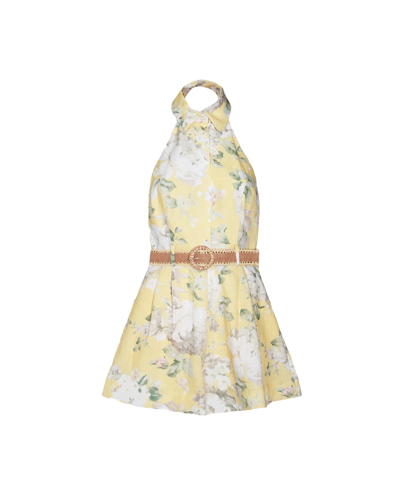 Zimmermann Linen Jumpsuits - Giallo