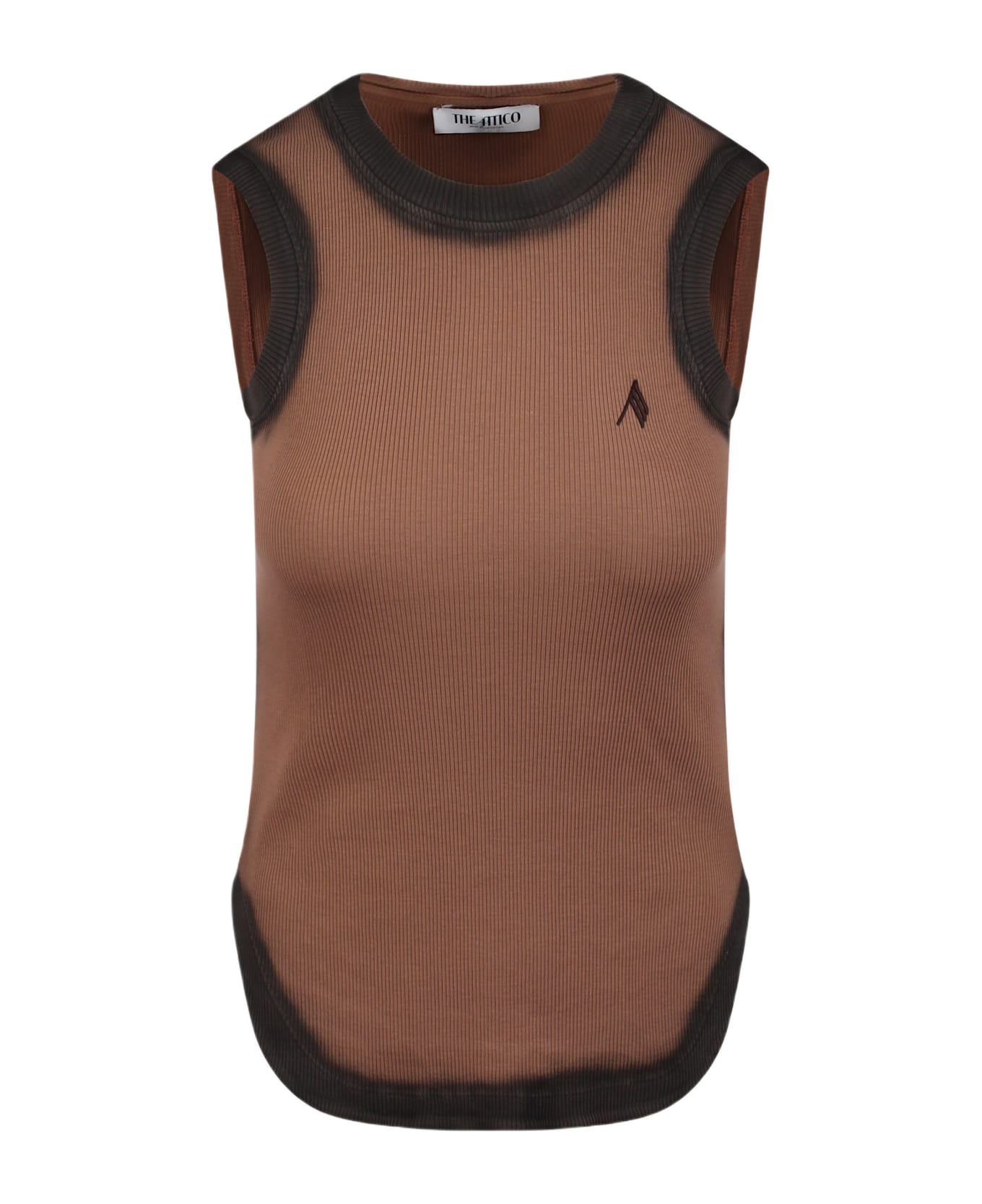 The Attico Reese Terracotta Tank Top