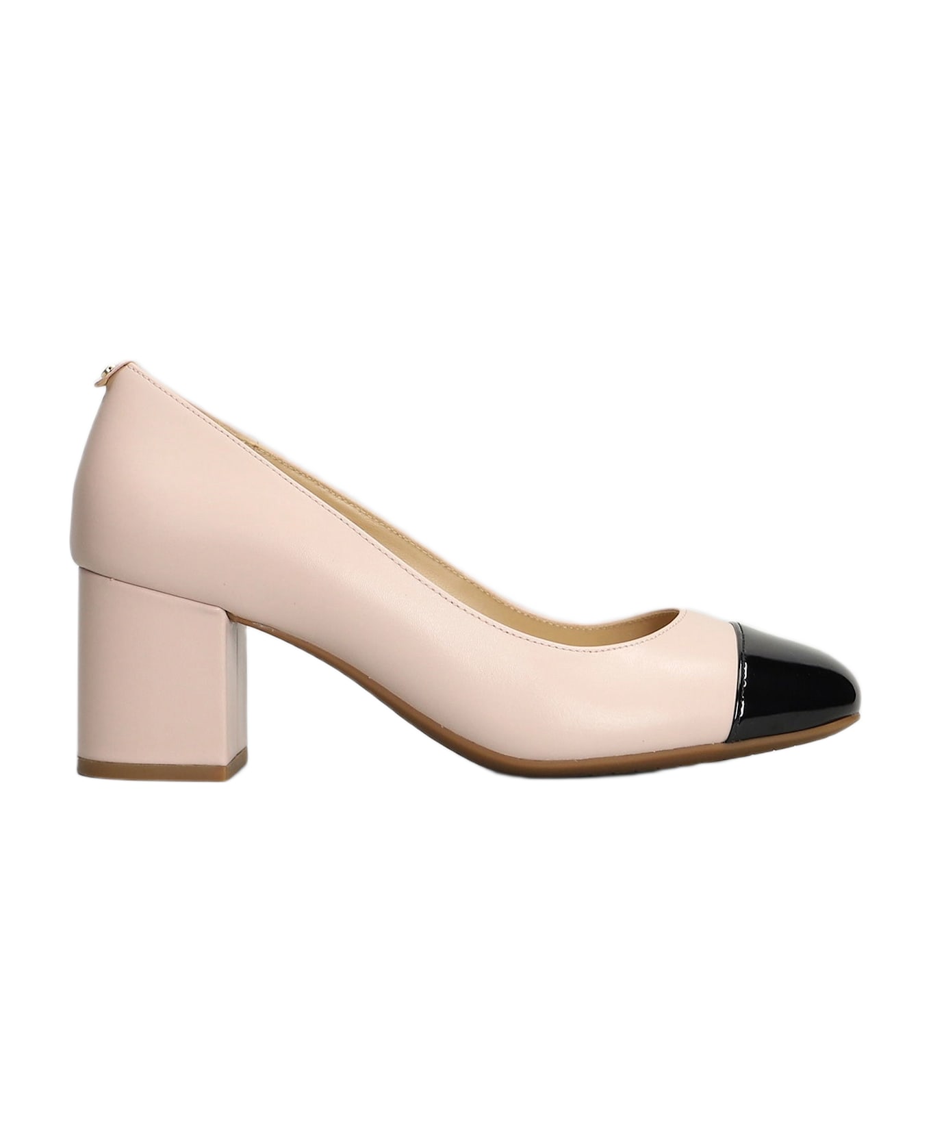 Michael Kors Perla Flex Pump Pumps In Rose-pink Leather - rose-pink