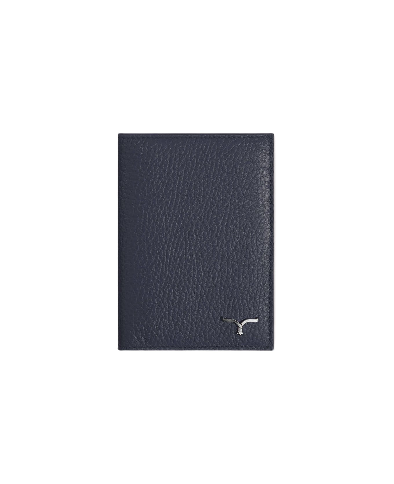 Larusmiani Passport Cover Fiumicino Accessory - Navy