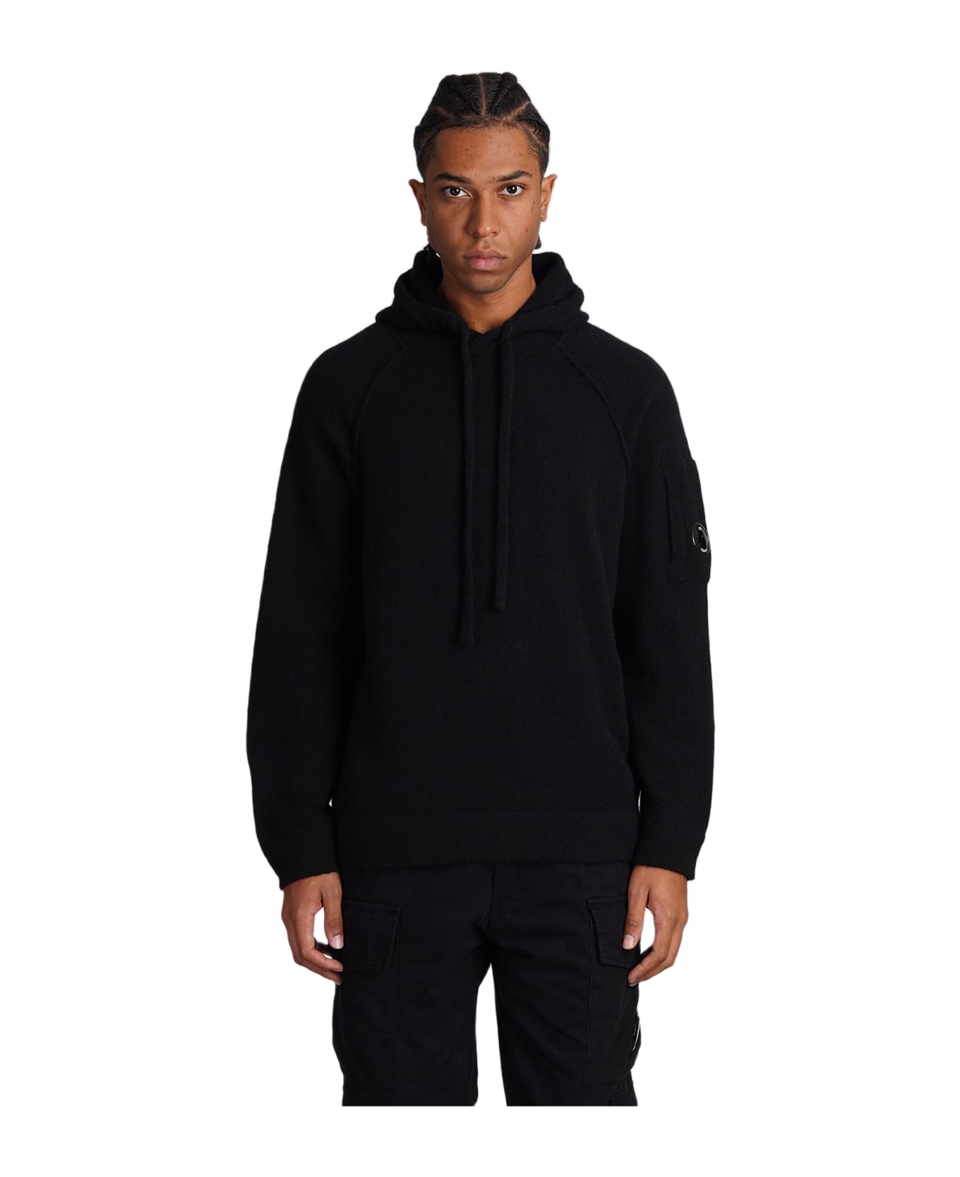 C.P. Company Knitwear In Black Wool - black