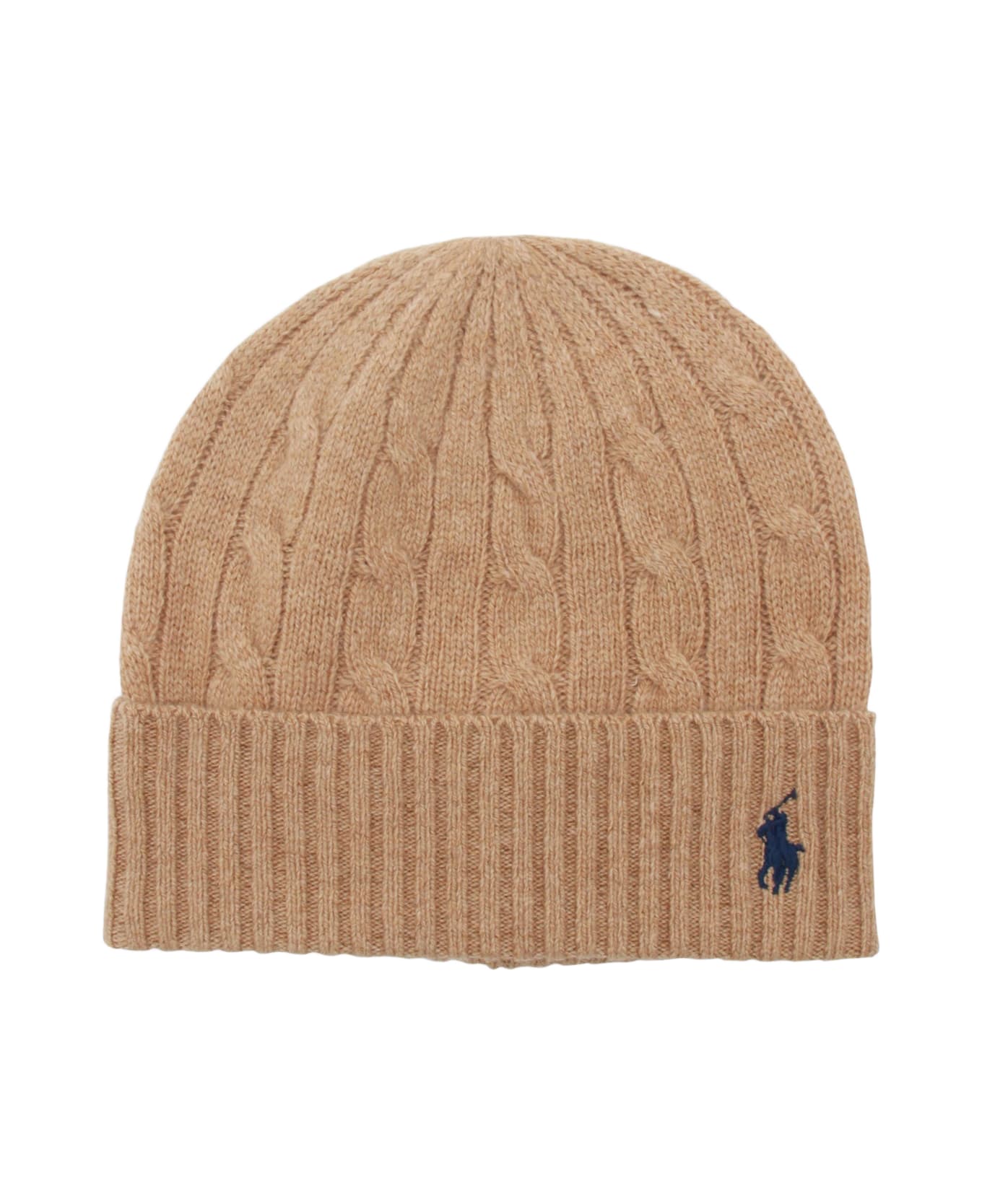 Polo Ralph Lauren Camel Wool Hat - CAMEL