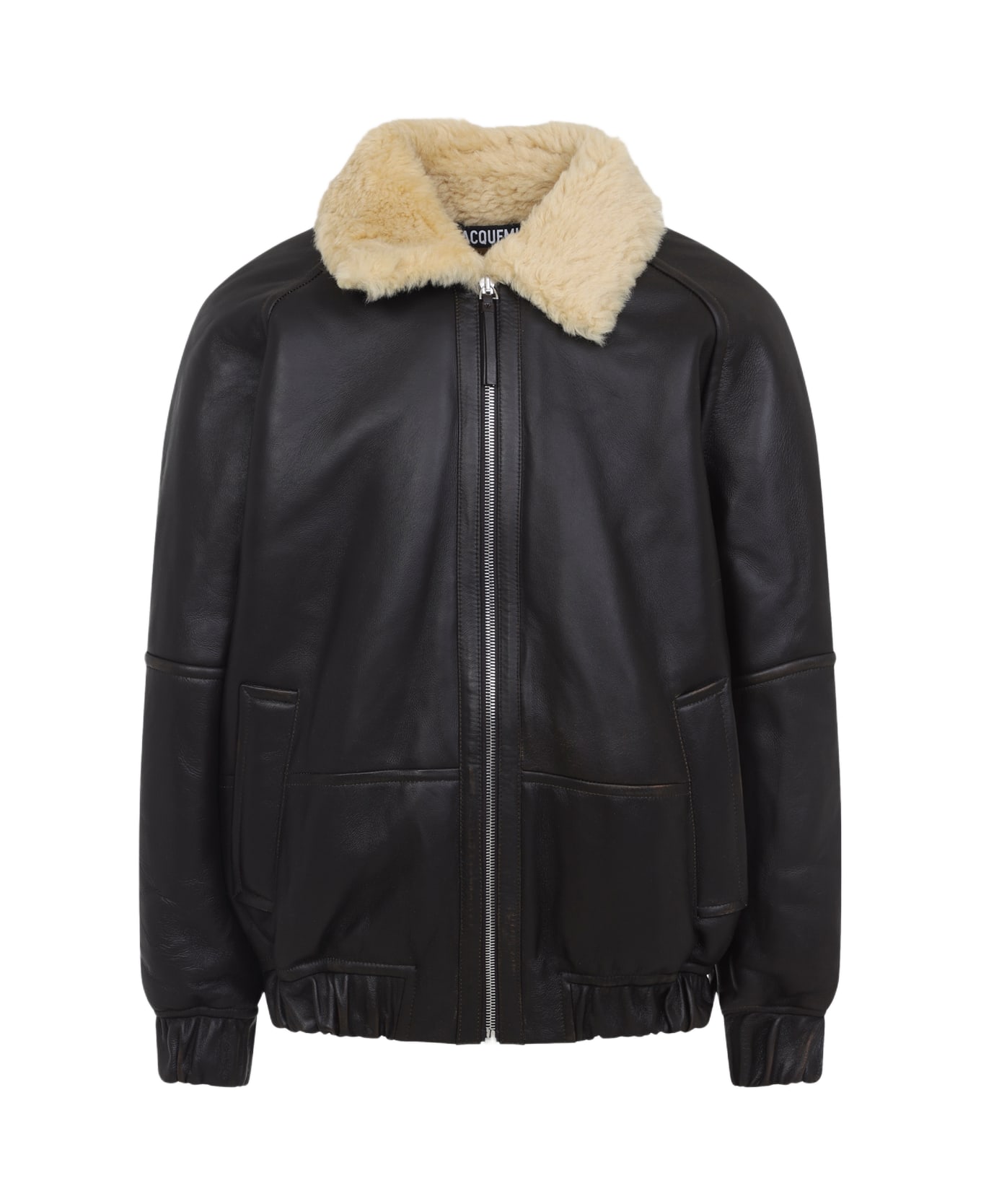 Jacquemus Bombardier Jacket - Dark Brown