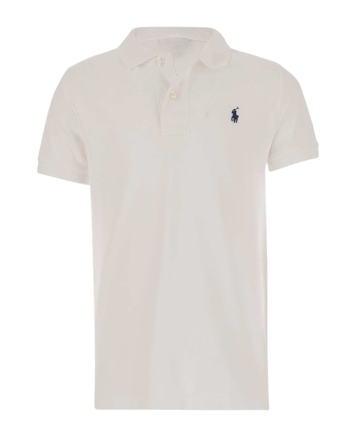 Polo Ralph Lauren Cotton Polo Shirt With Logo - White