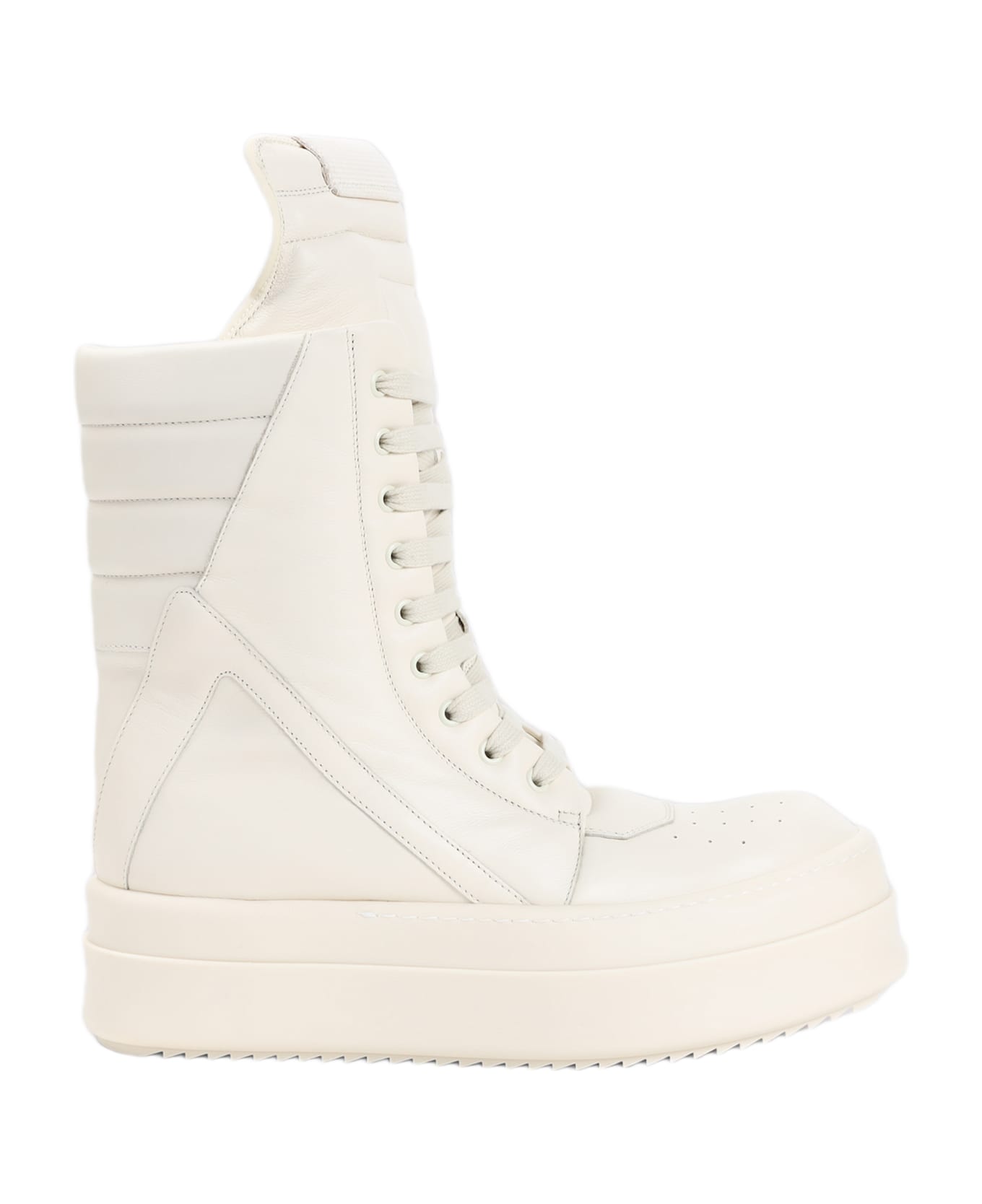 Rick Owens Mega Geobasket Sneakers - Mil Milk Milk