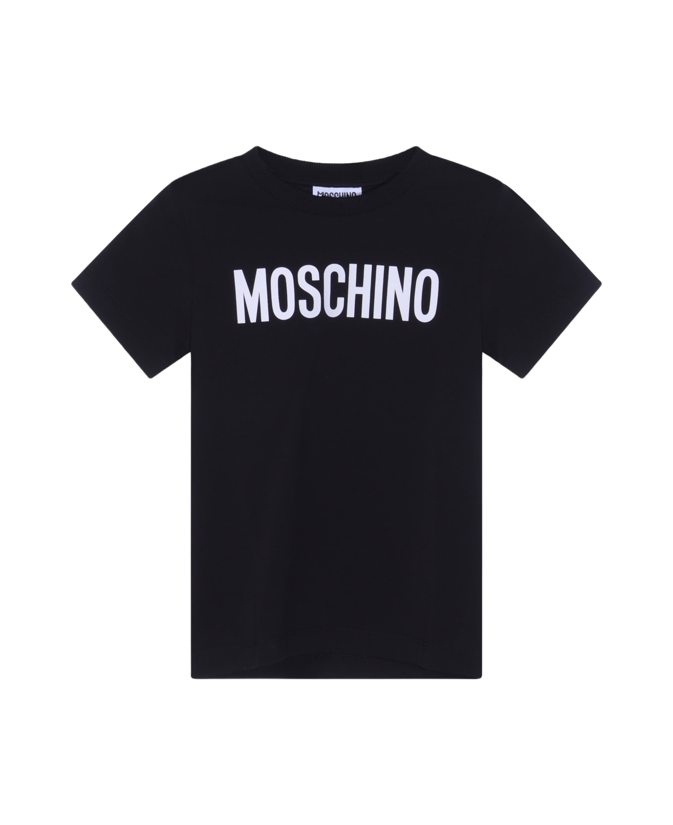 Moschino Black Cotton T-shirt - NERO/BLACK