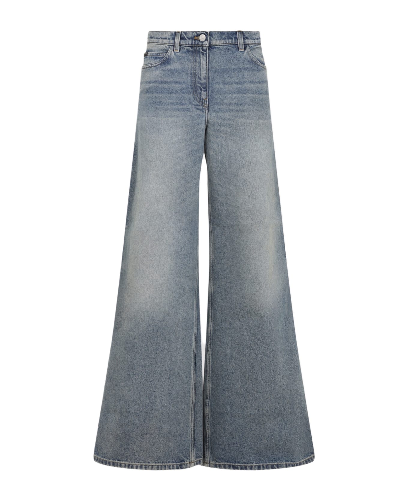 Courrèges Baggy Hammer Jeans - Vintage Medium Blue