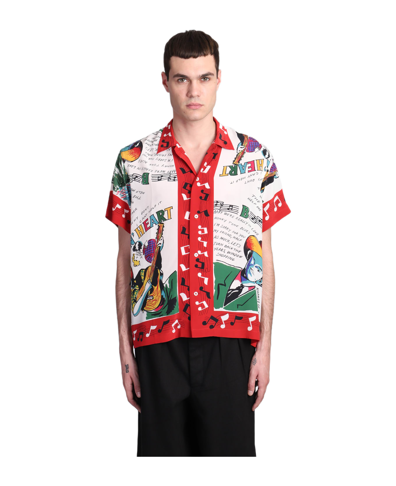 Bode Shirt In Multicolor Silk - multicolor
