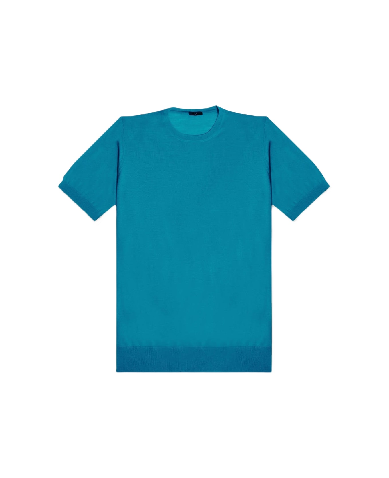 Larusmiani Crewneck Roquebrune T-Shirt - SkyBlue