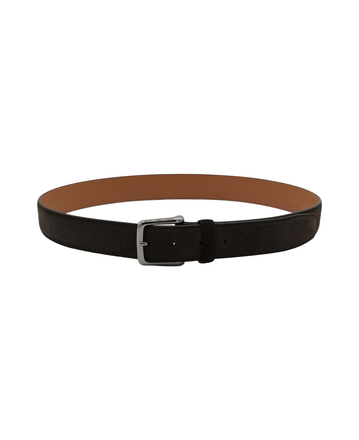 Tod's Brown Leather Belt - TESTA MORO