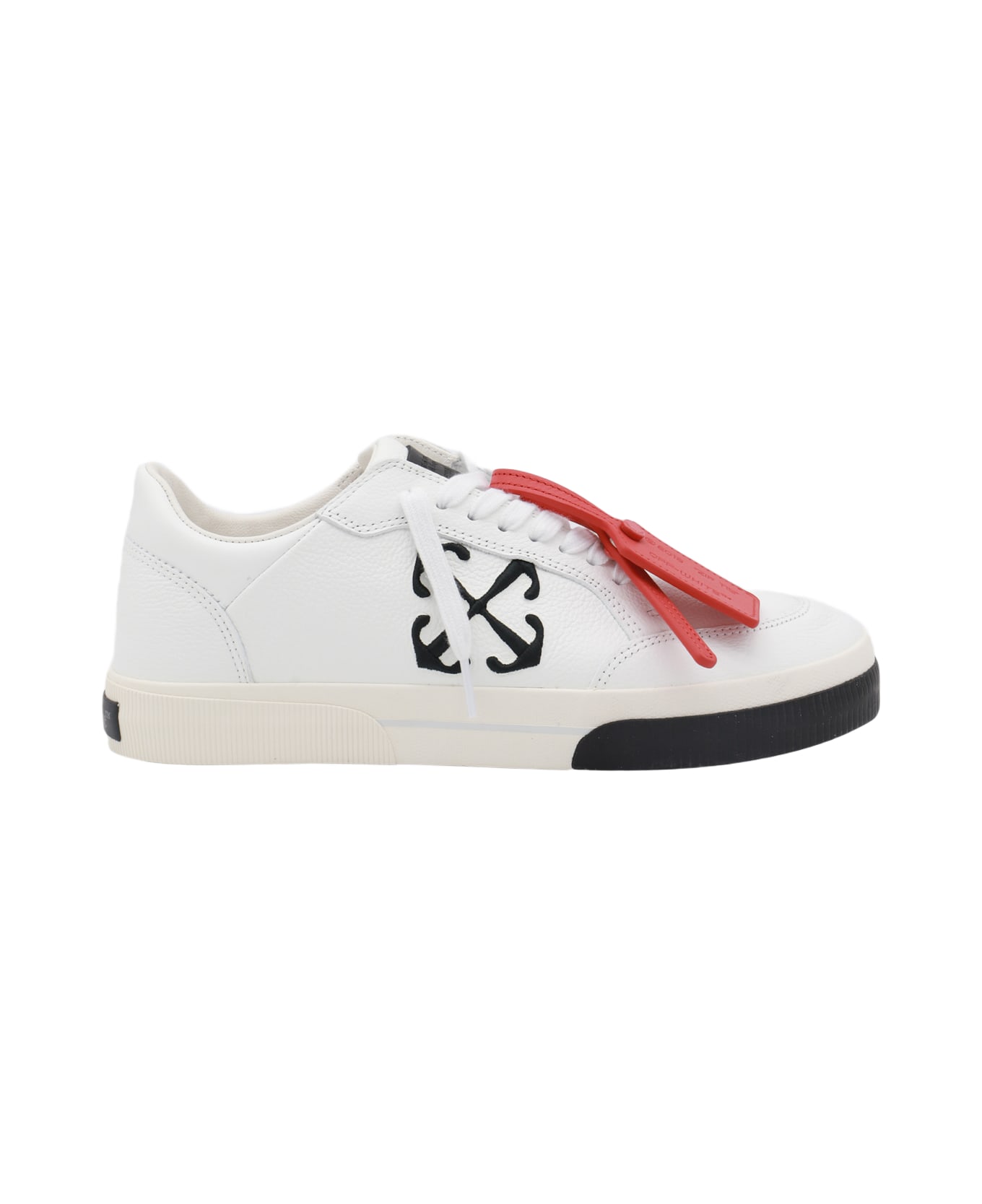 Off-White White Cotton Sneakers - White