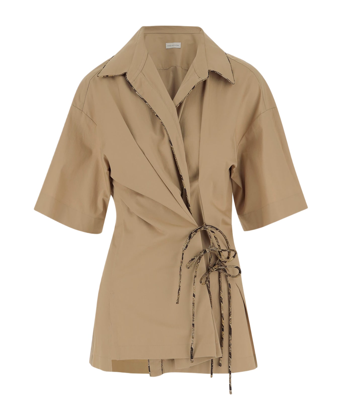 Dries Van Noten Cotton Shirt - Beige