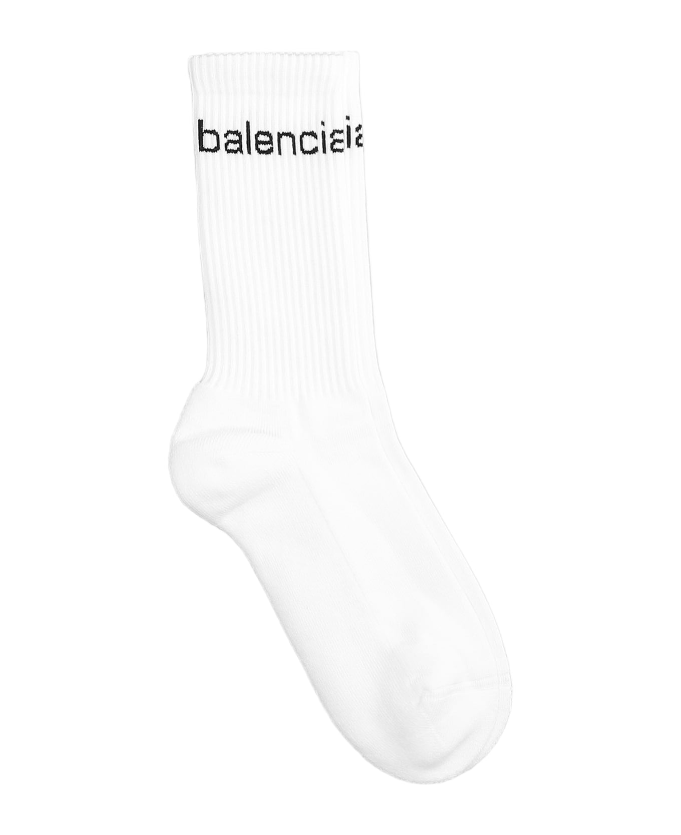 Balenciaga Socks In White Cotton - white 靴下