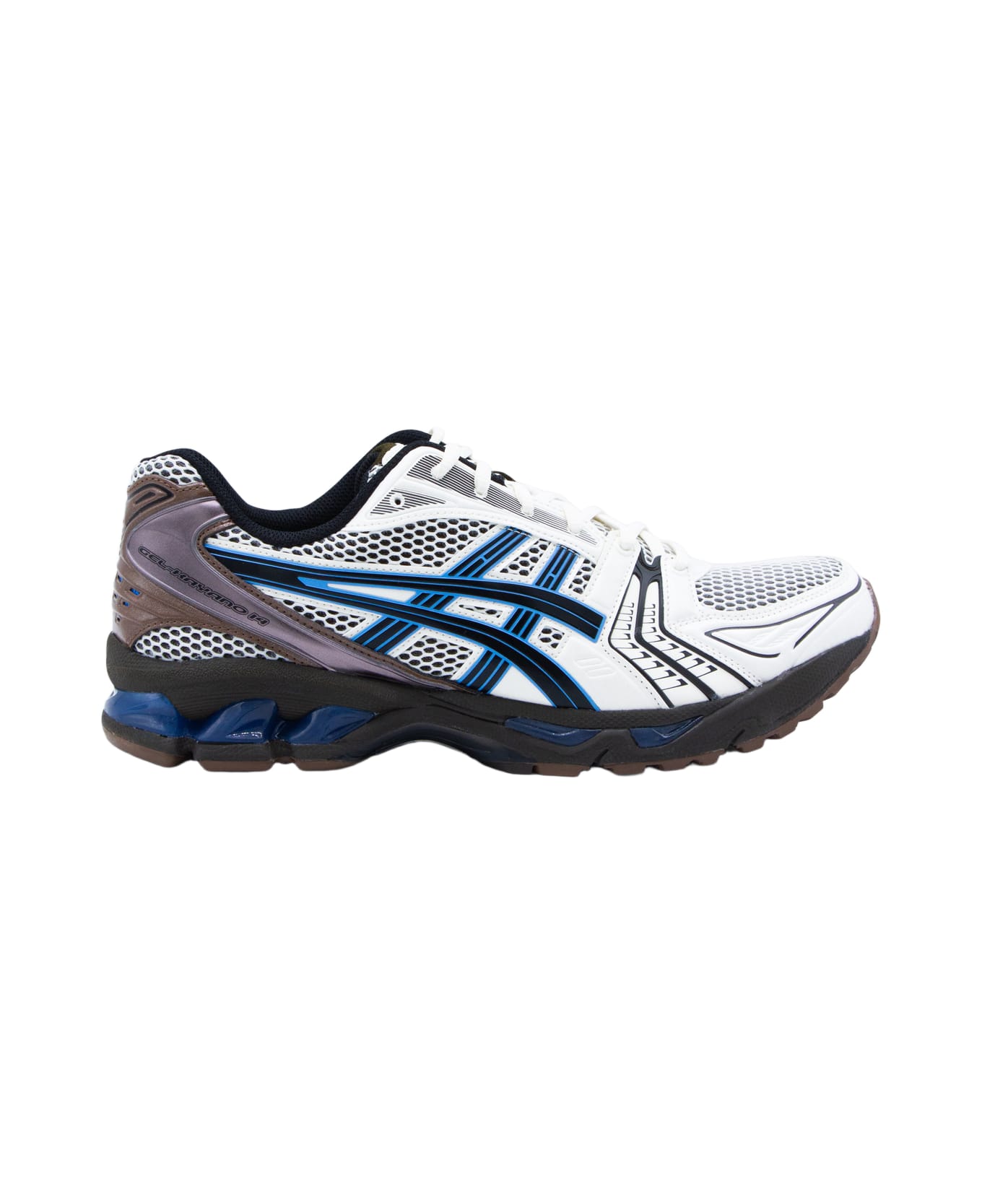Asics Cream And Blue Gel-kayano 14 Sneakers - CREAM/BLUE COAST
