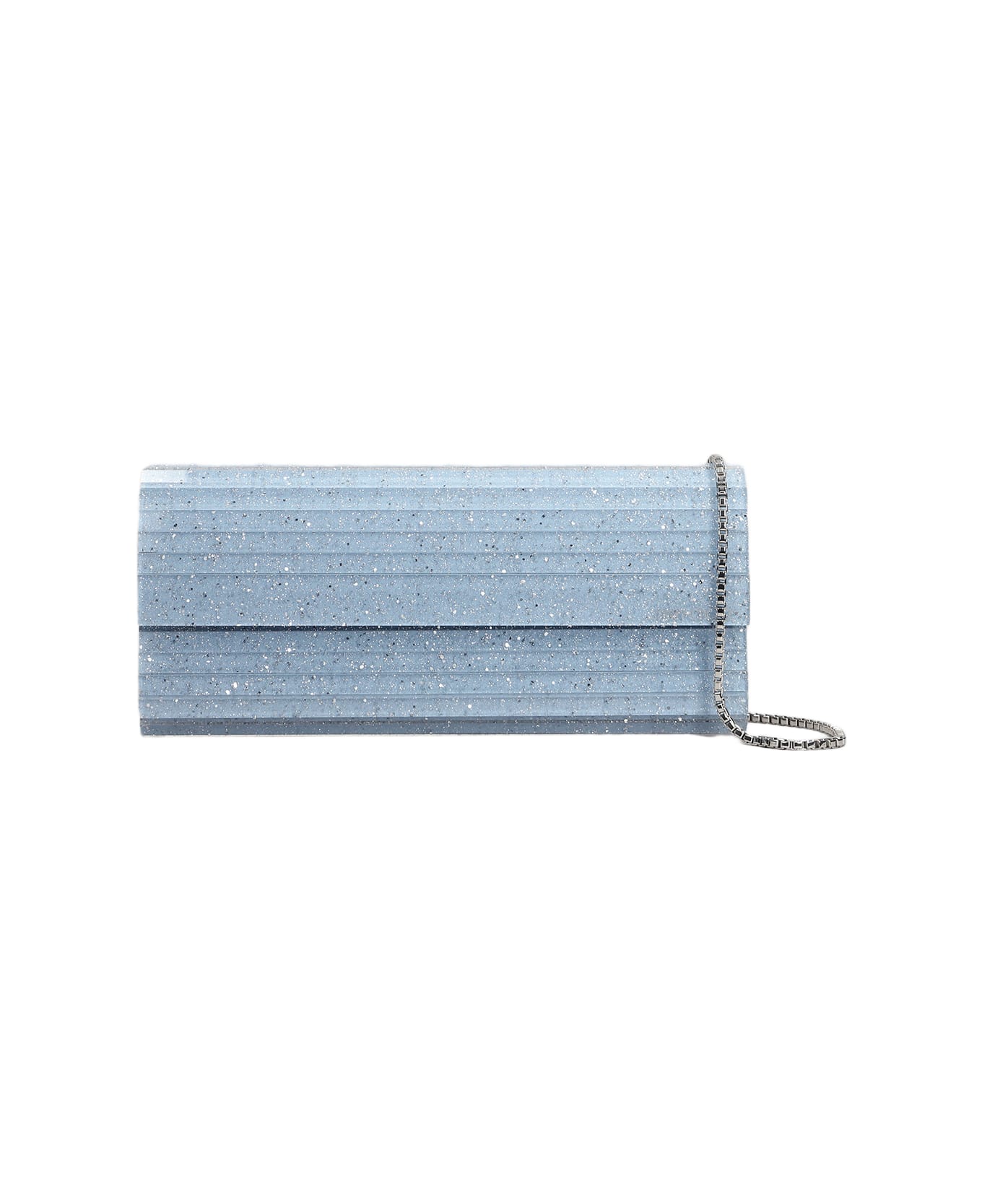 Jimmy Choo Sweetie Clutch In Cyan Acrylic - cyan