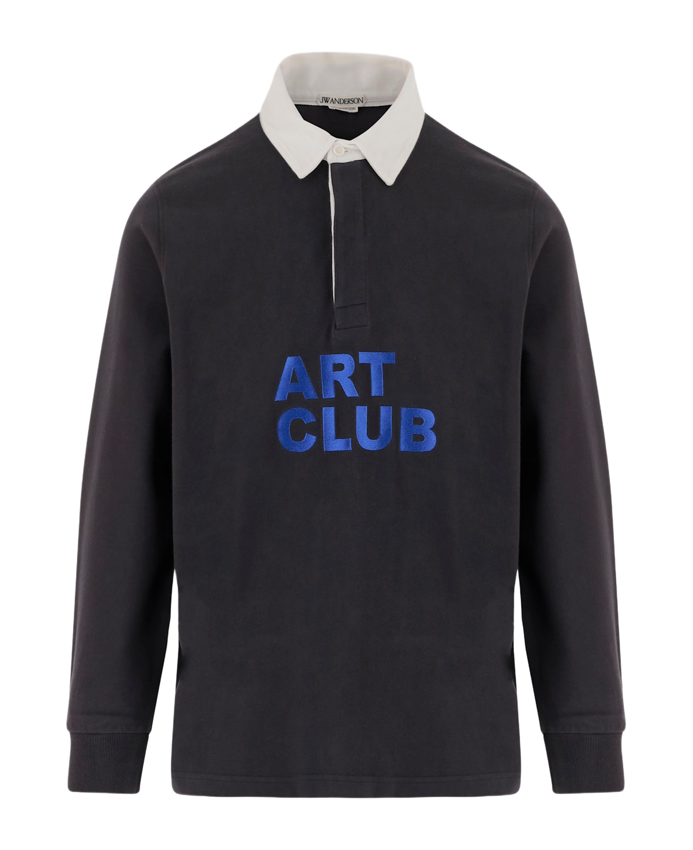 J.W. Anderson Long-sleeved Polo Shirt - Black