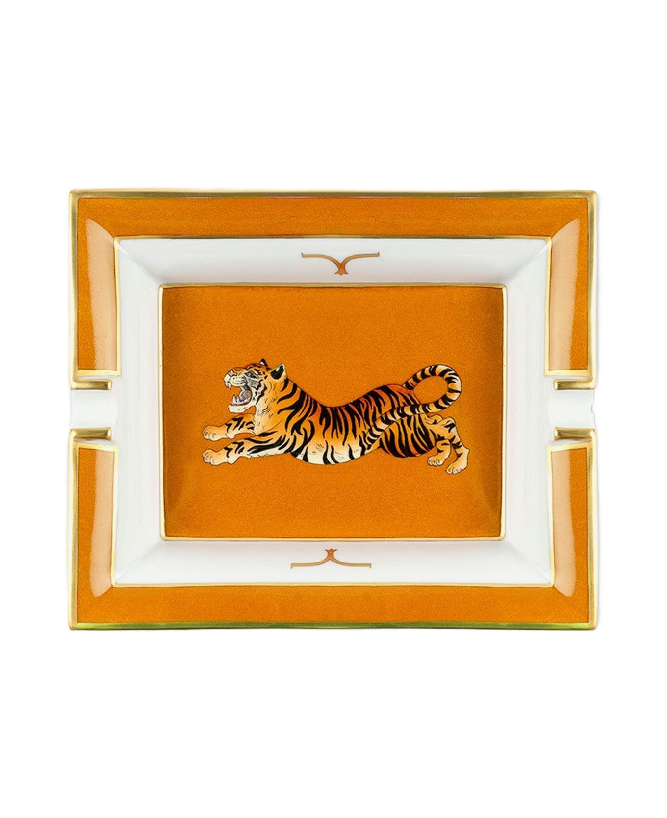 Larusmiani Ashtray 'tigre' Tray - Orange トレー