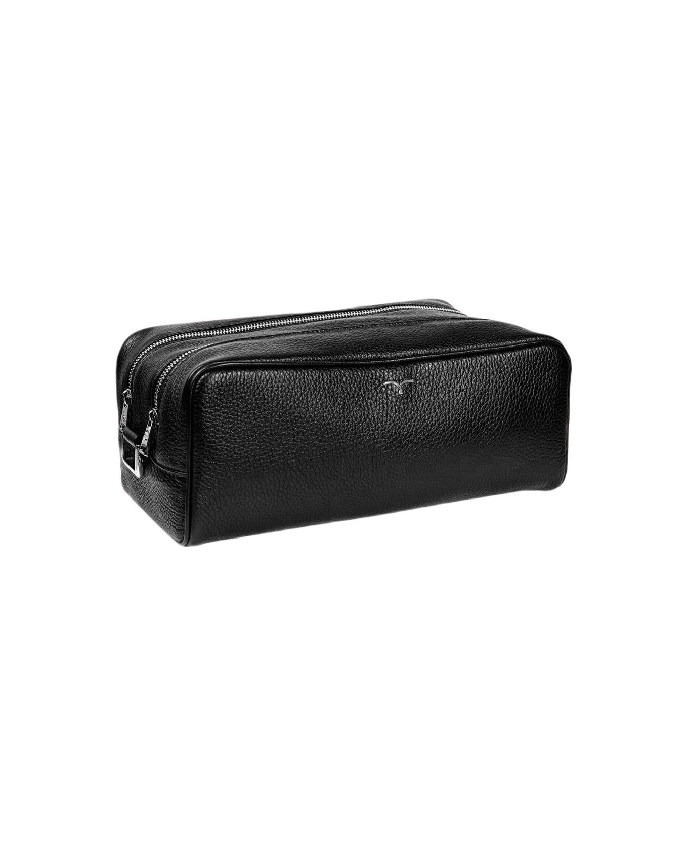 Larusmiani Wash Bag Tzar Luggage - Black