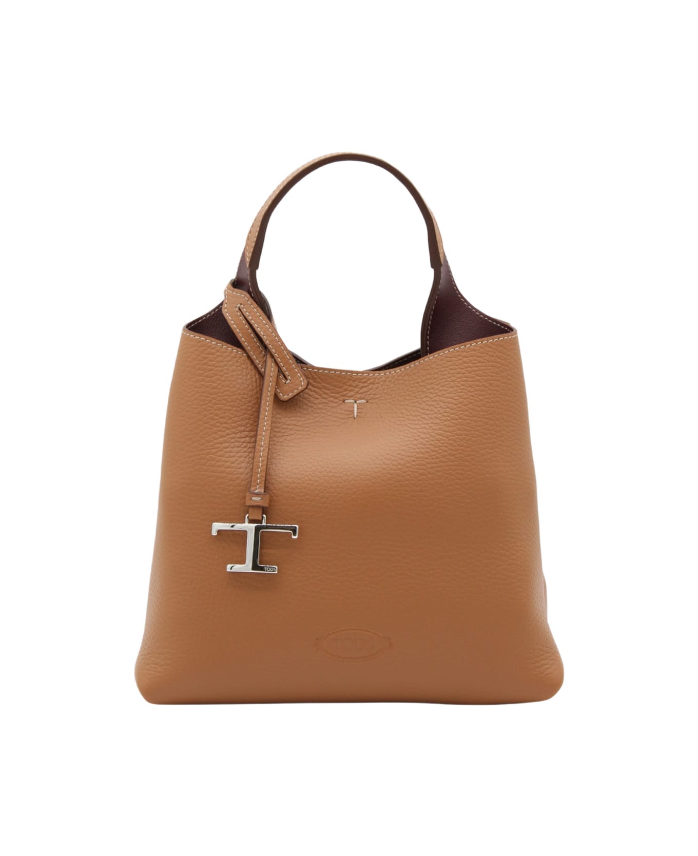 Tod's Beige Leather Tote Bag - KENYA