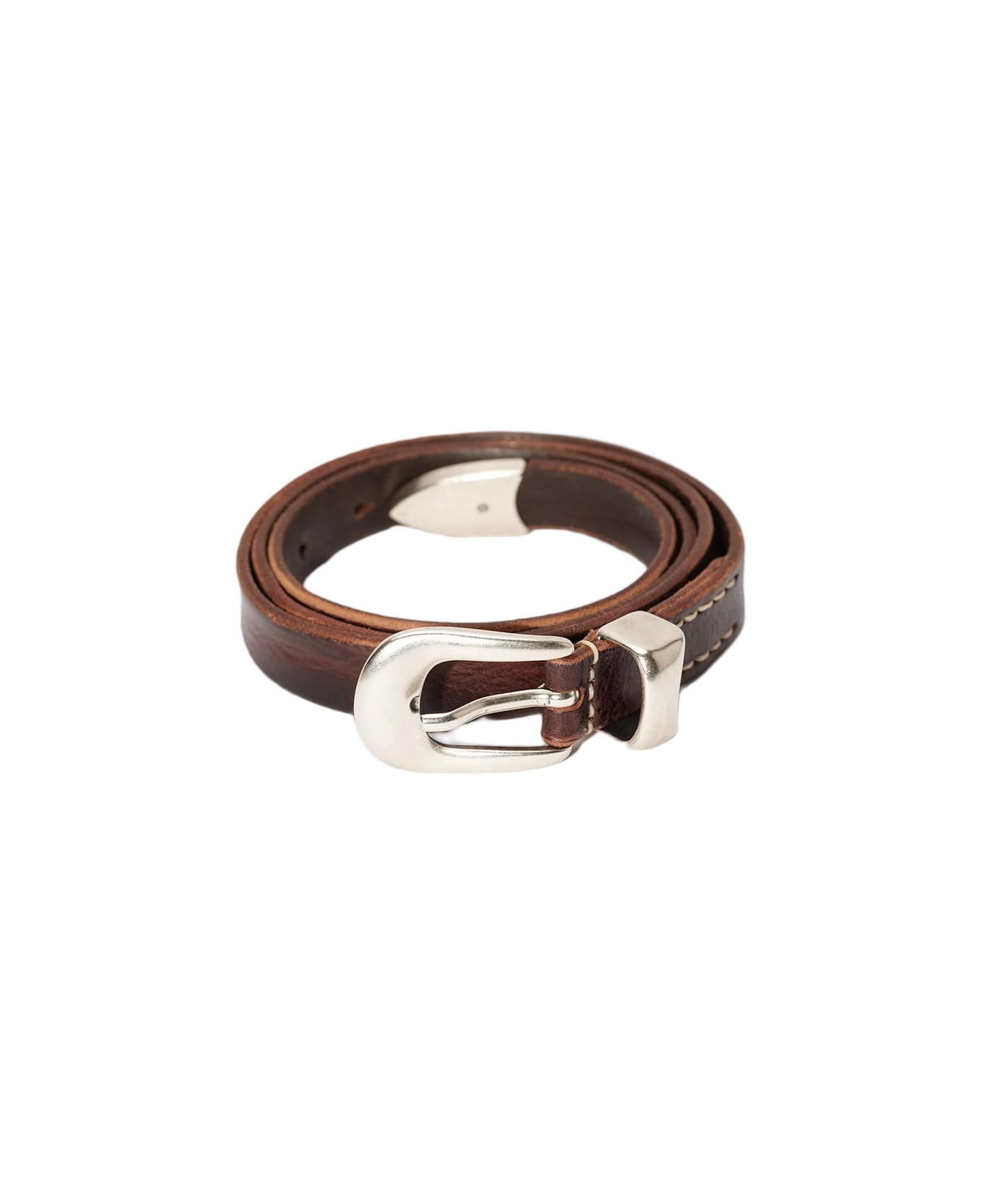 Our Legacy 2 Cm Belt Brown leather belt - 2 cm belt - Marrone name:456