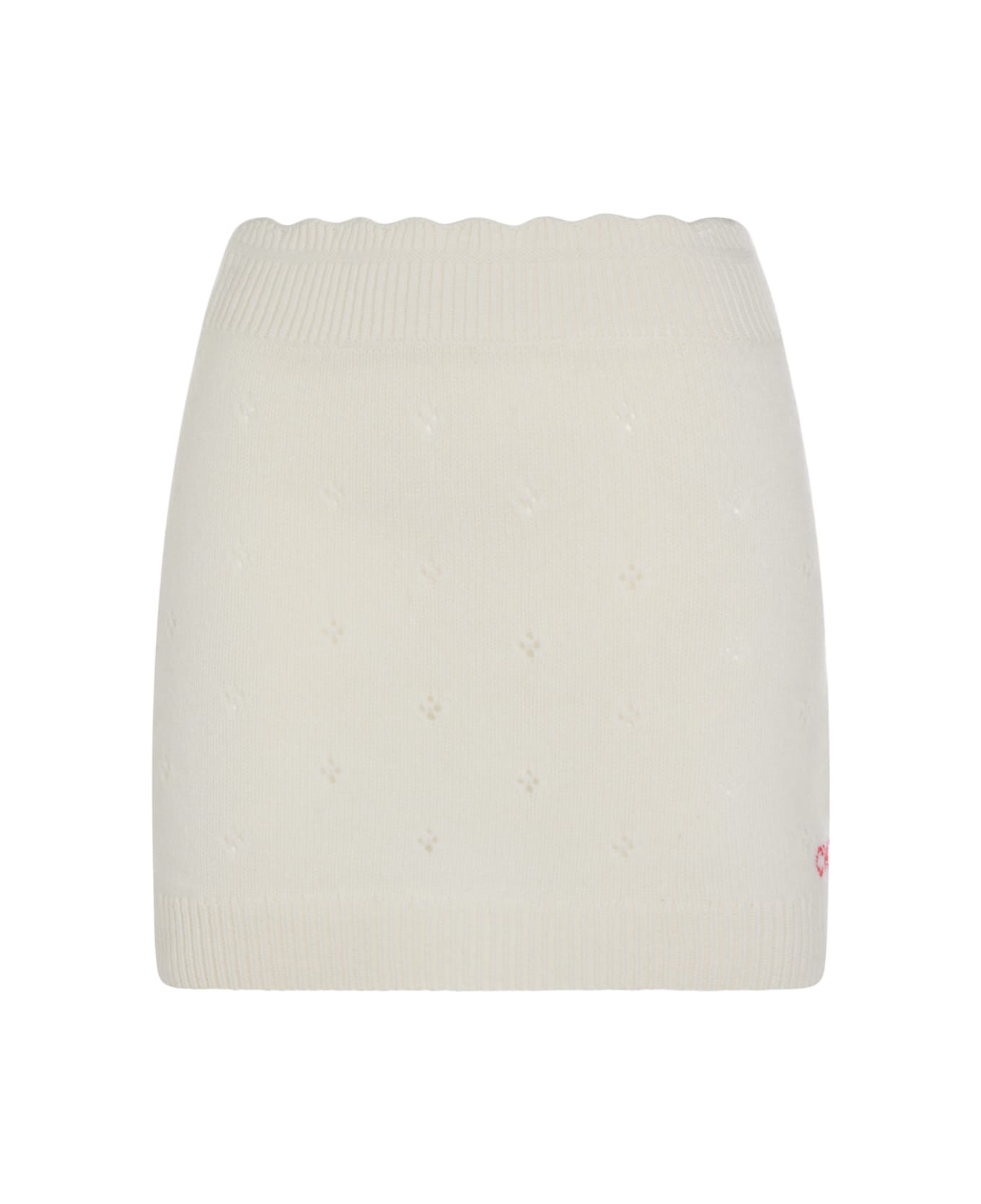 Chloé White Wool Skirt - ICONIC MILK スカート