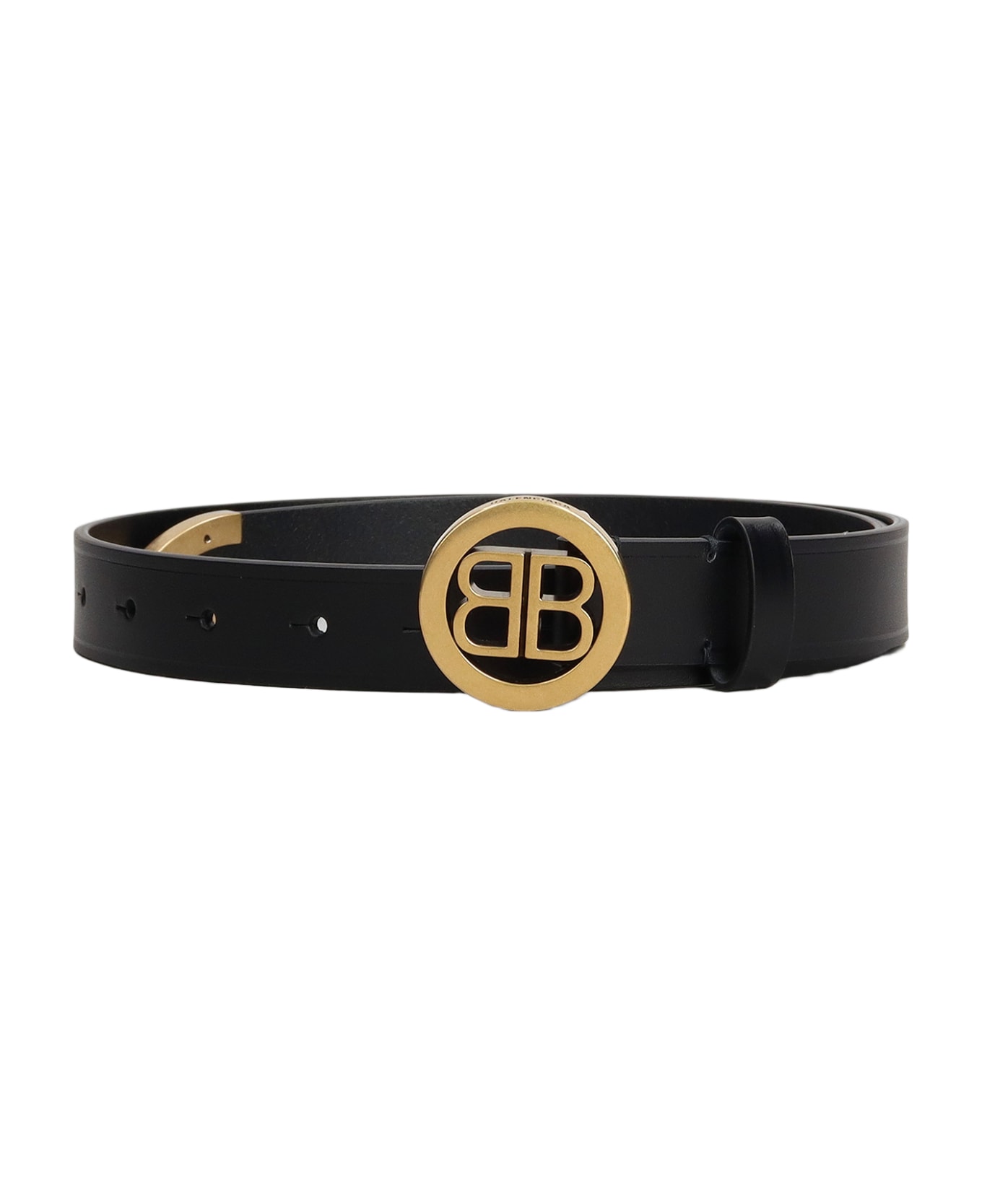 Balenciaga Belts In Black Leather - black