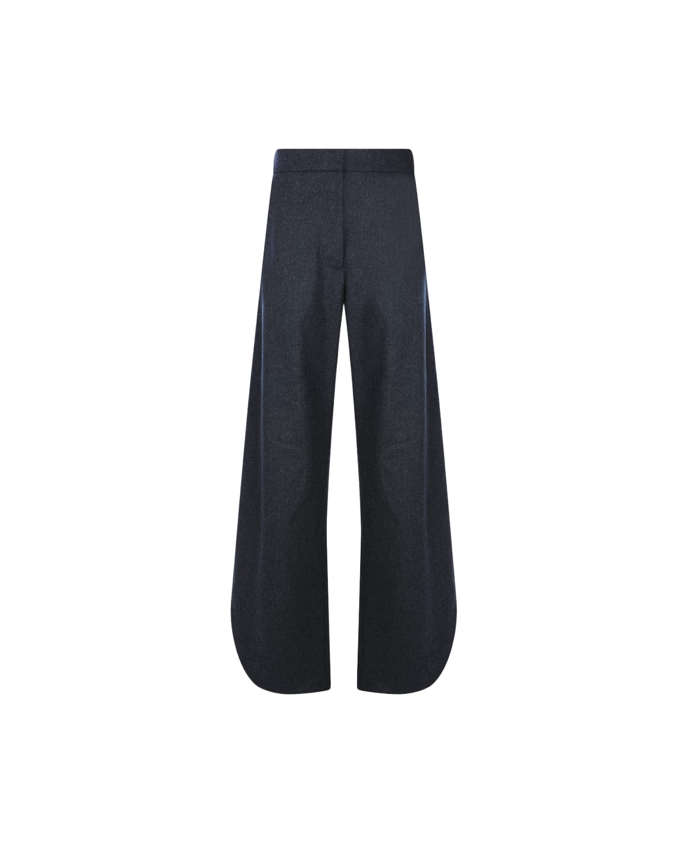 Alaia Dark Grey Wool Pants - Grey