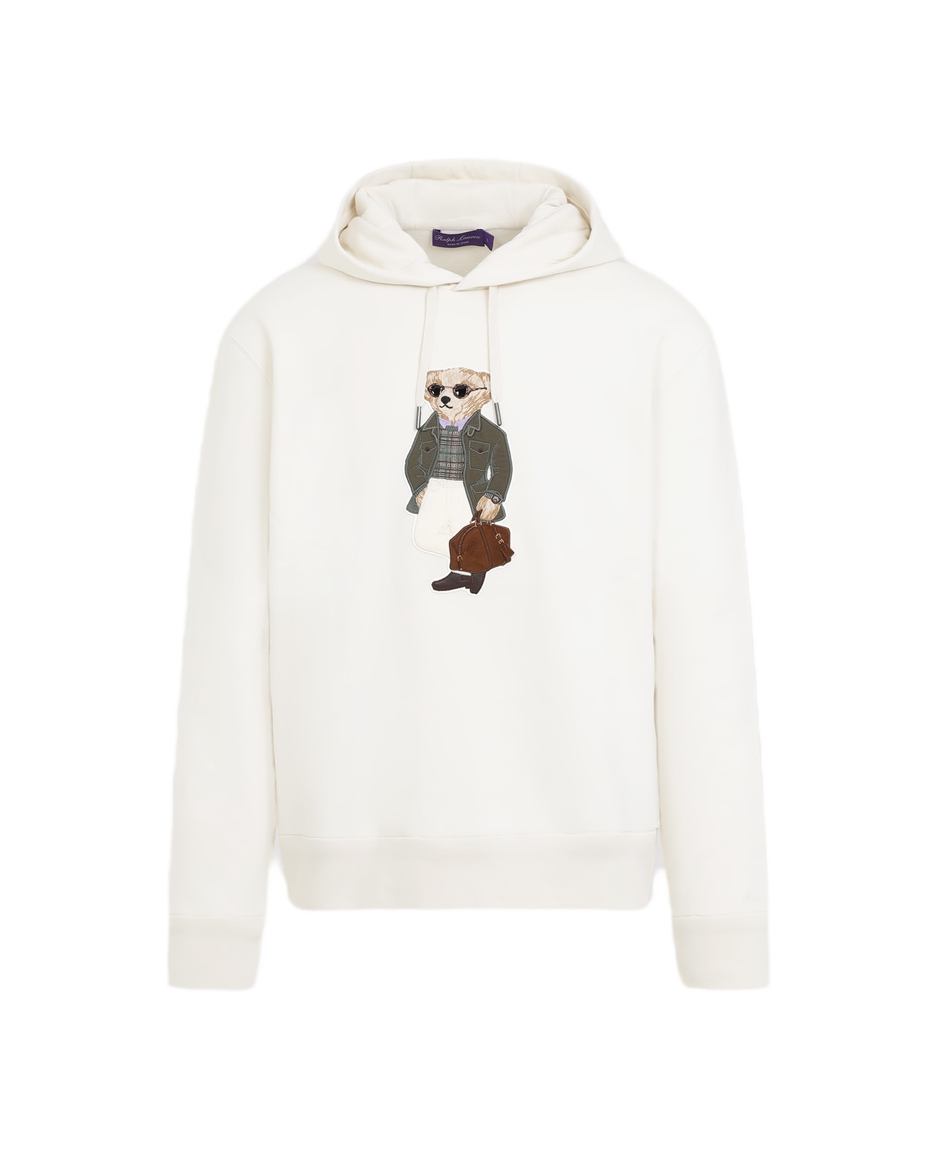 Ralph Lauren Bear Hoodie - Classic Cream