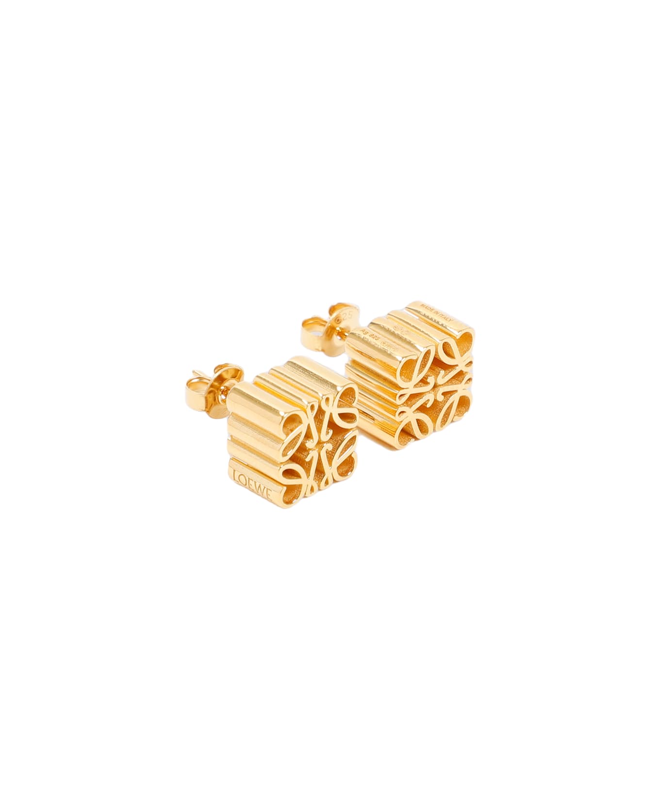 Loewe Anagram Earrings - Gold