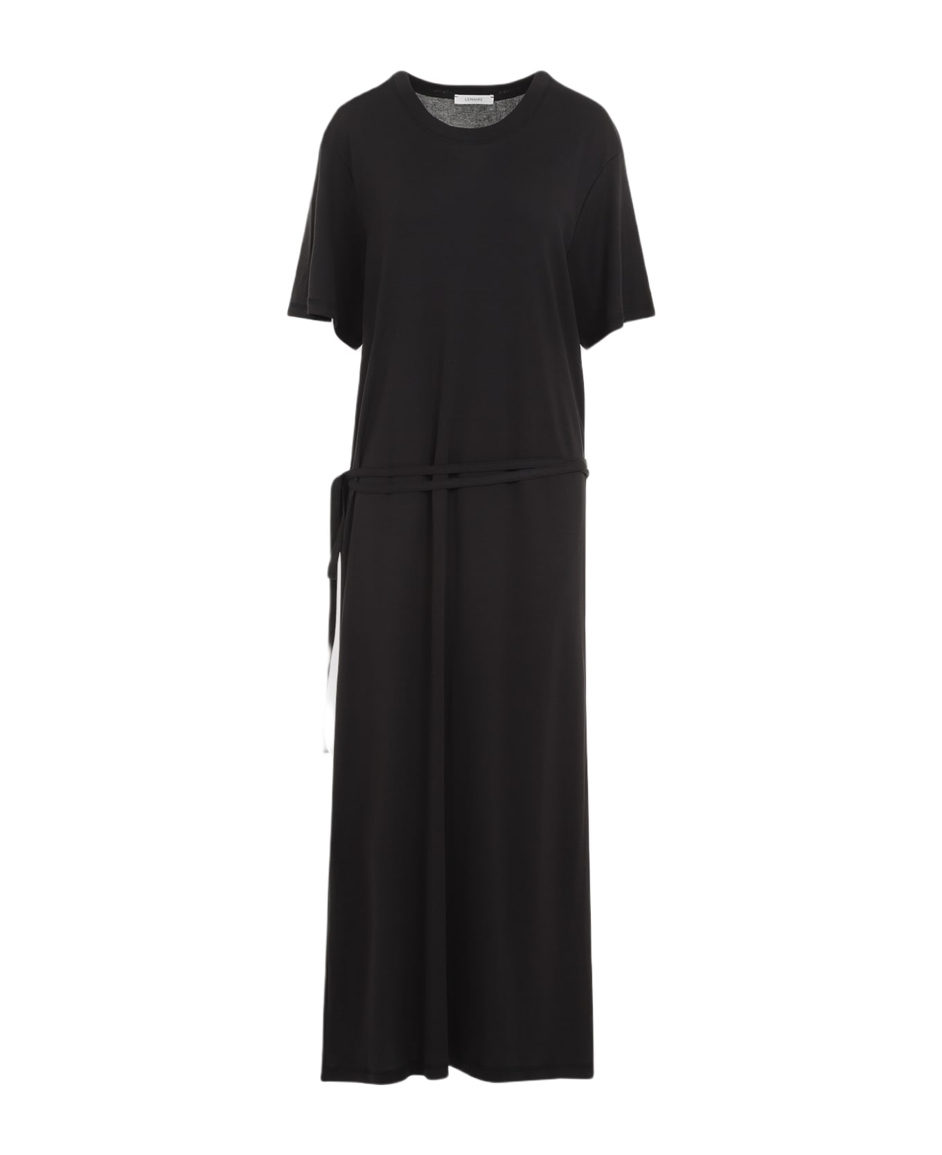 Lemaire Belted Crewneck T-shirt Dress - Squid Ink