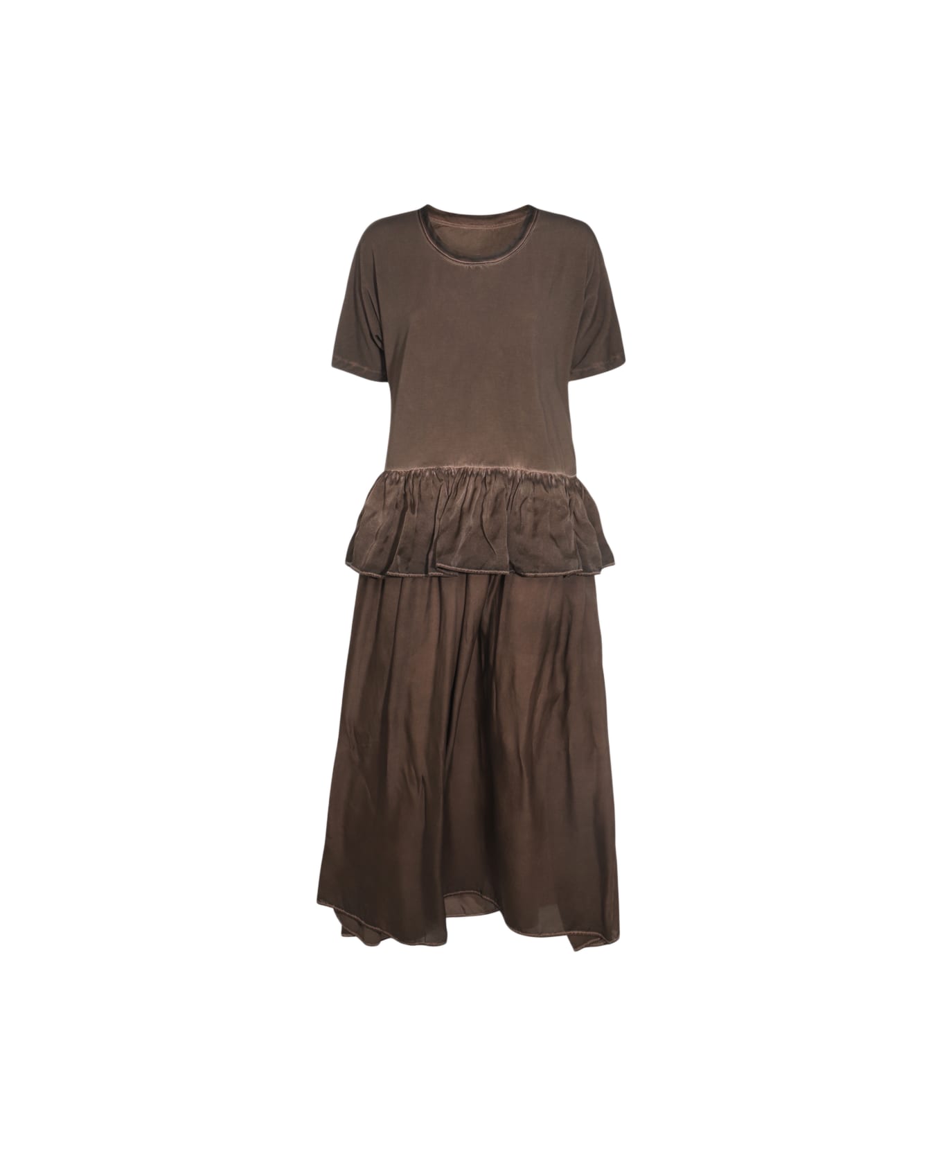 Uma Wang Brown Cotton Dress - Brown