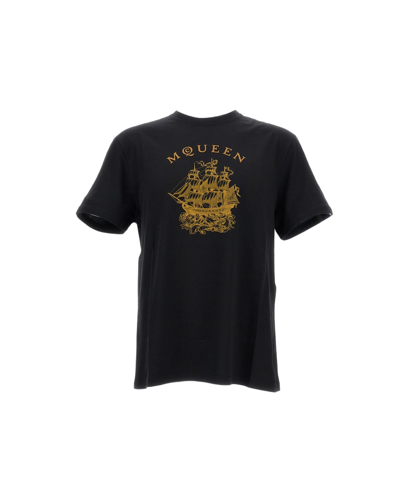 Alexander McQueen Cotton T-shirt - Black