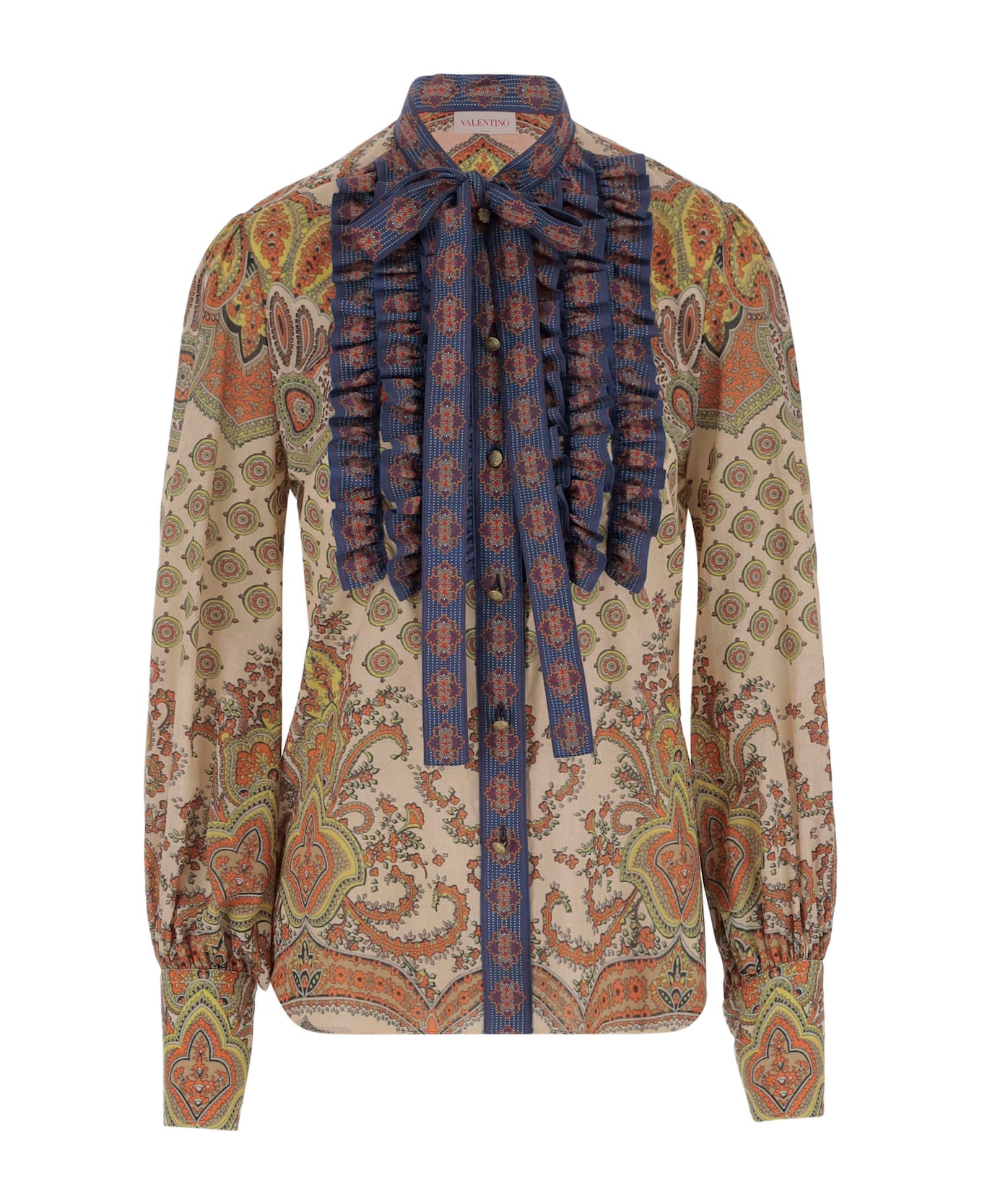 Valentino Printed Muslin Shirt - BETULLAMULTICOLOR