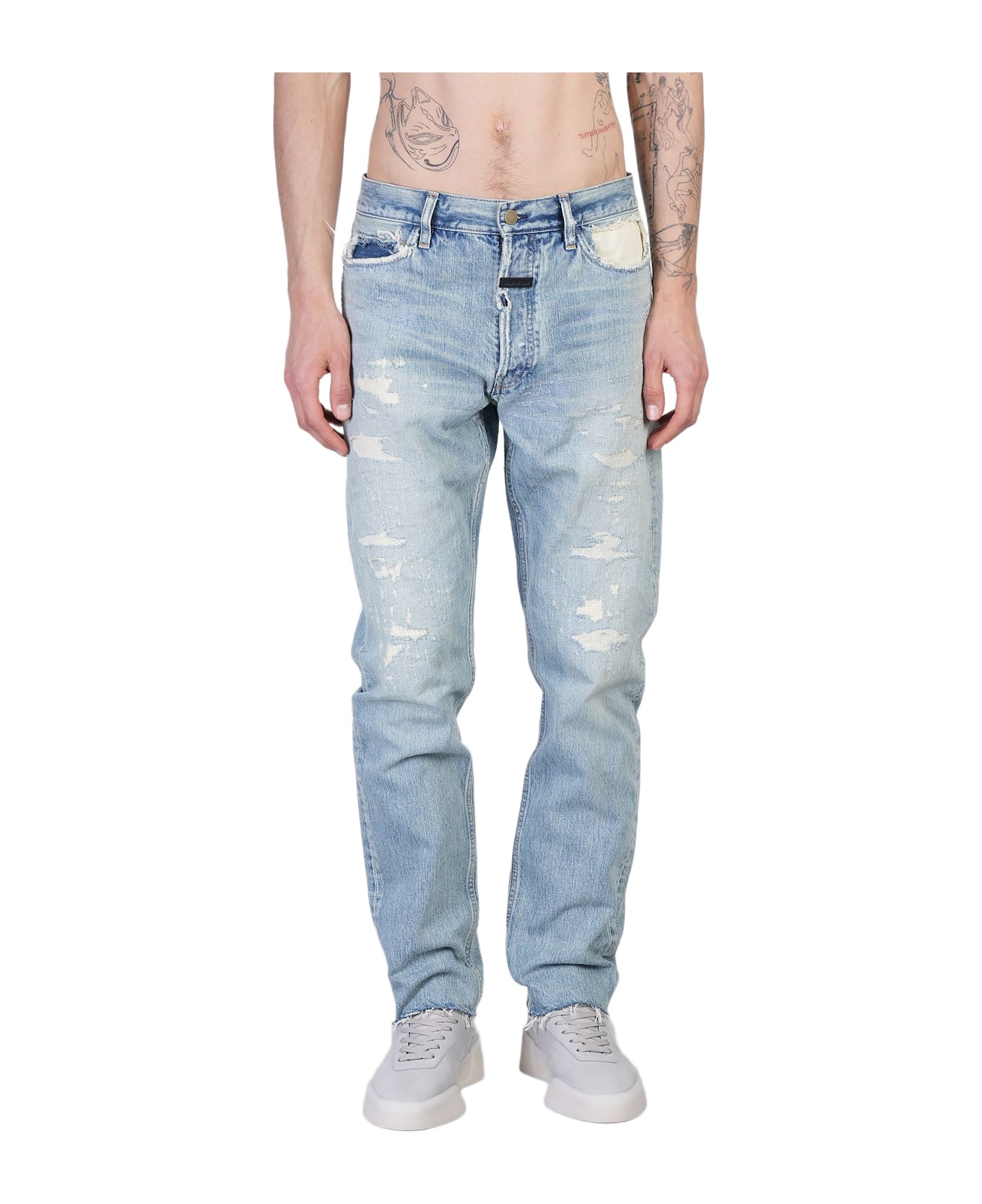 Fear of God Jeans In Blue Cotton - blue