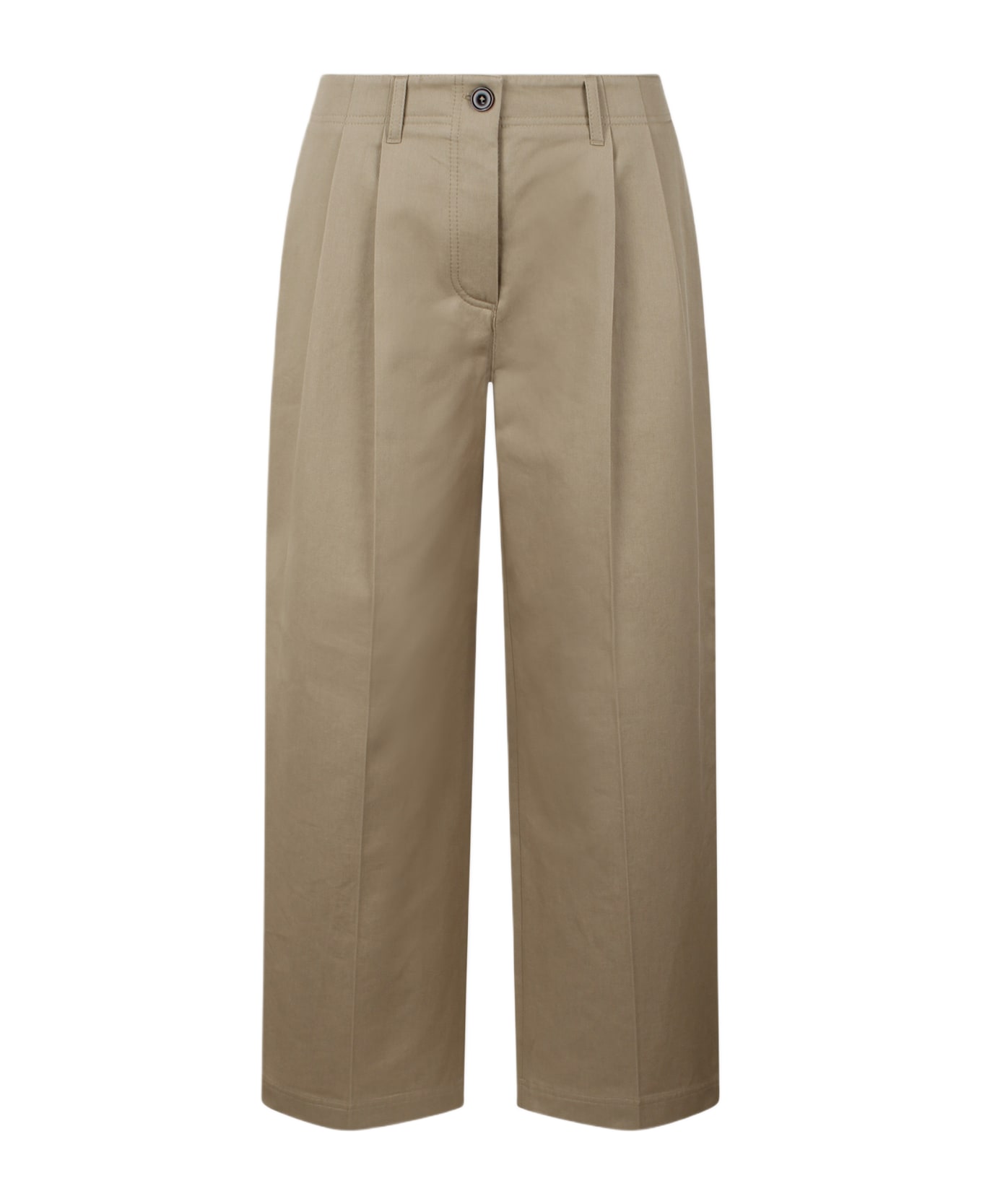 Totême Relaxed Chino Trousers - Nude & Neutrals