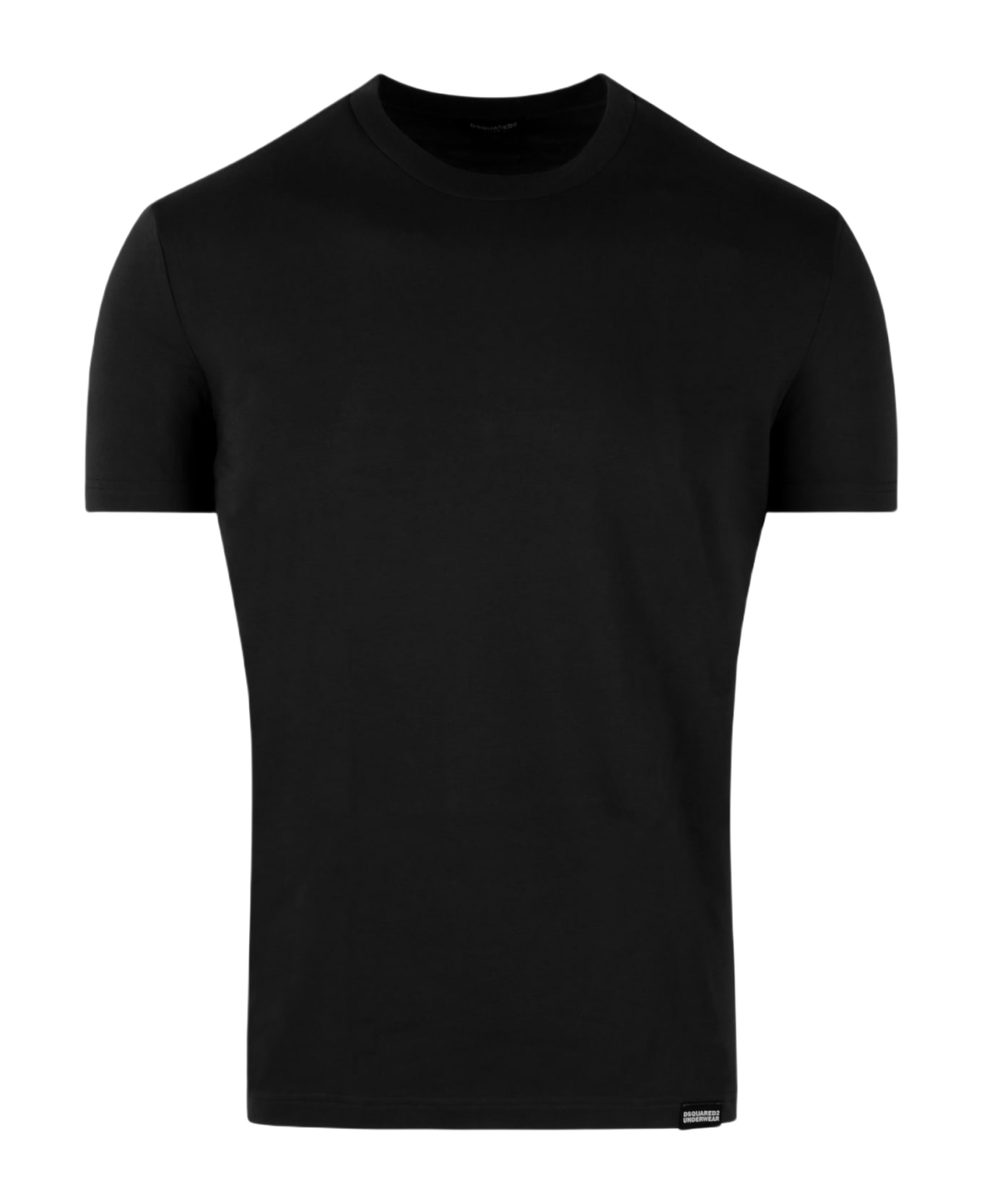 Dsquared2 Technicolor Round Neck T-shirt - Black