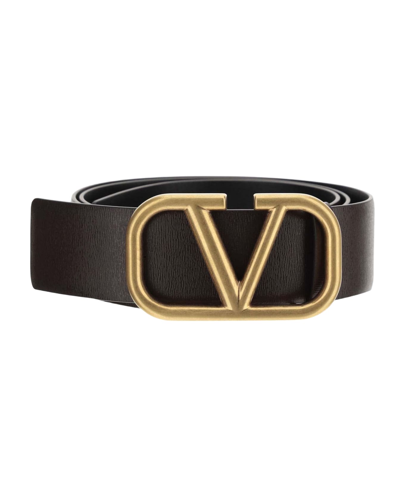 Valentino Garavani Signature Vlogo Belt - Brown ベルト