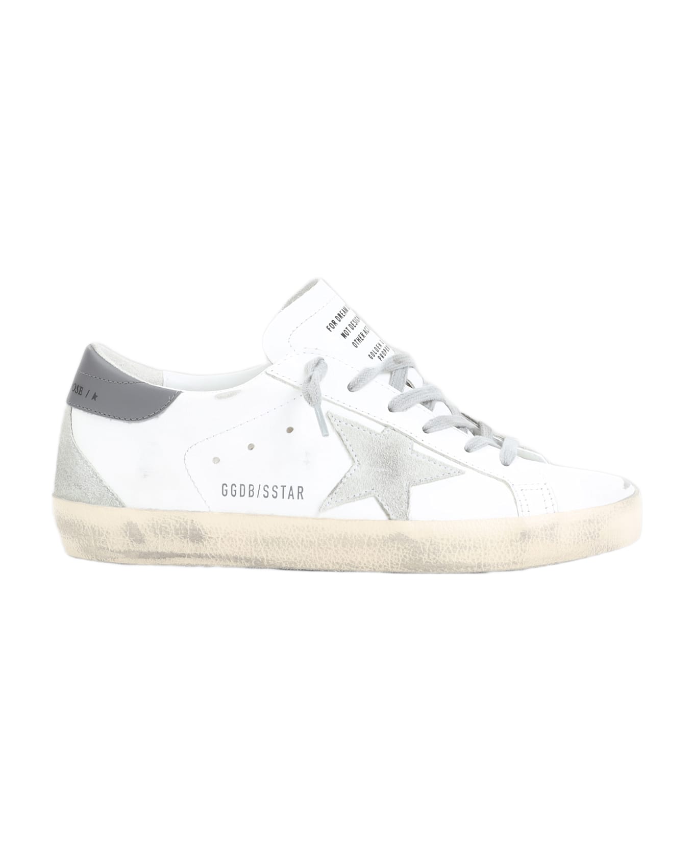 Golden Goose Superstar Sneakers - White Ice Dark Gray