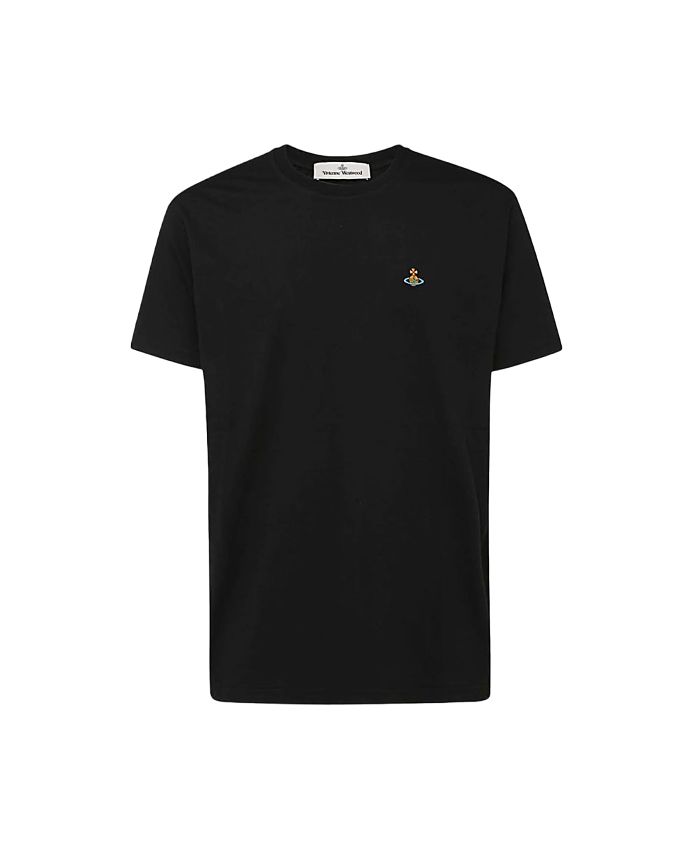 Vivienne Westwood Black Cotton T-shirt - Black Tシャツ