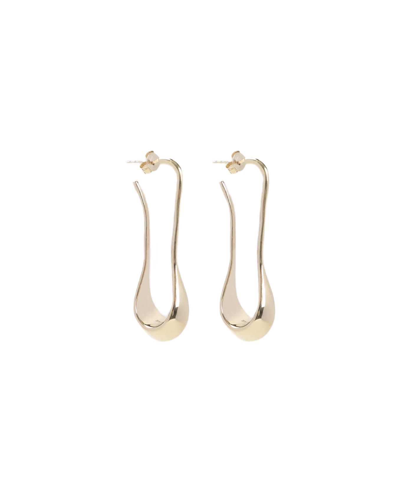 Lemaire Short Drop Earrings - Light Gold