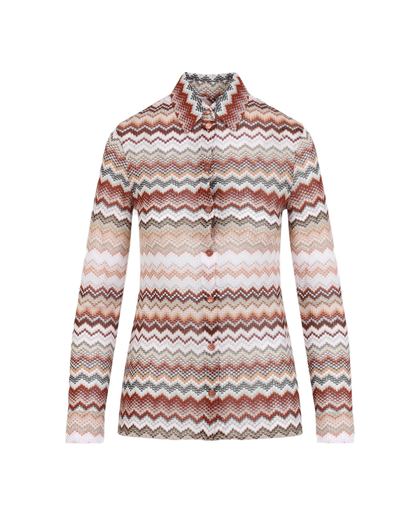 Missoni Ls Chevron Shirt - Bb Multibrown