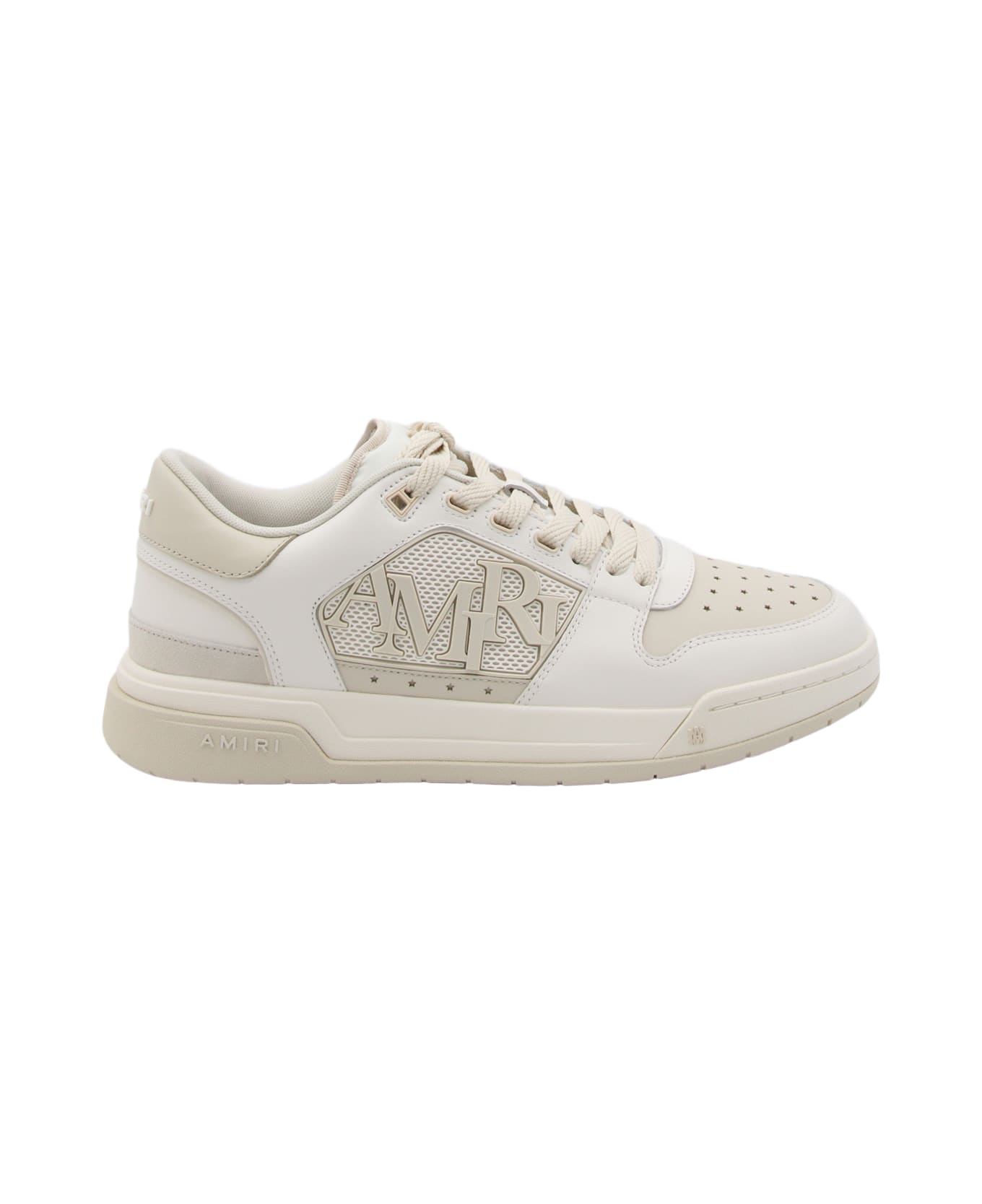 AMIRI White Leather Sneakers - ALABASTER スニーカー