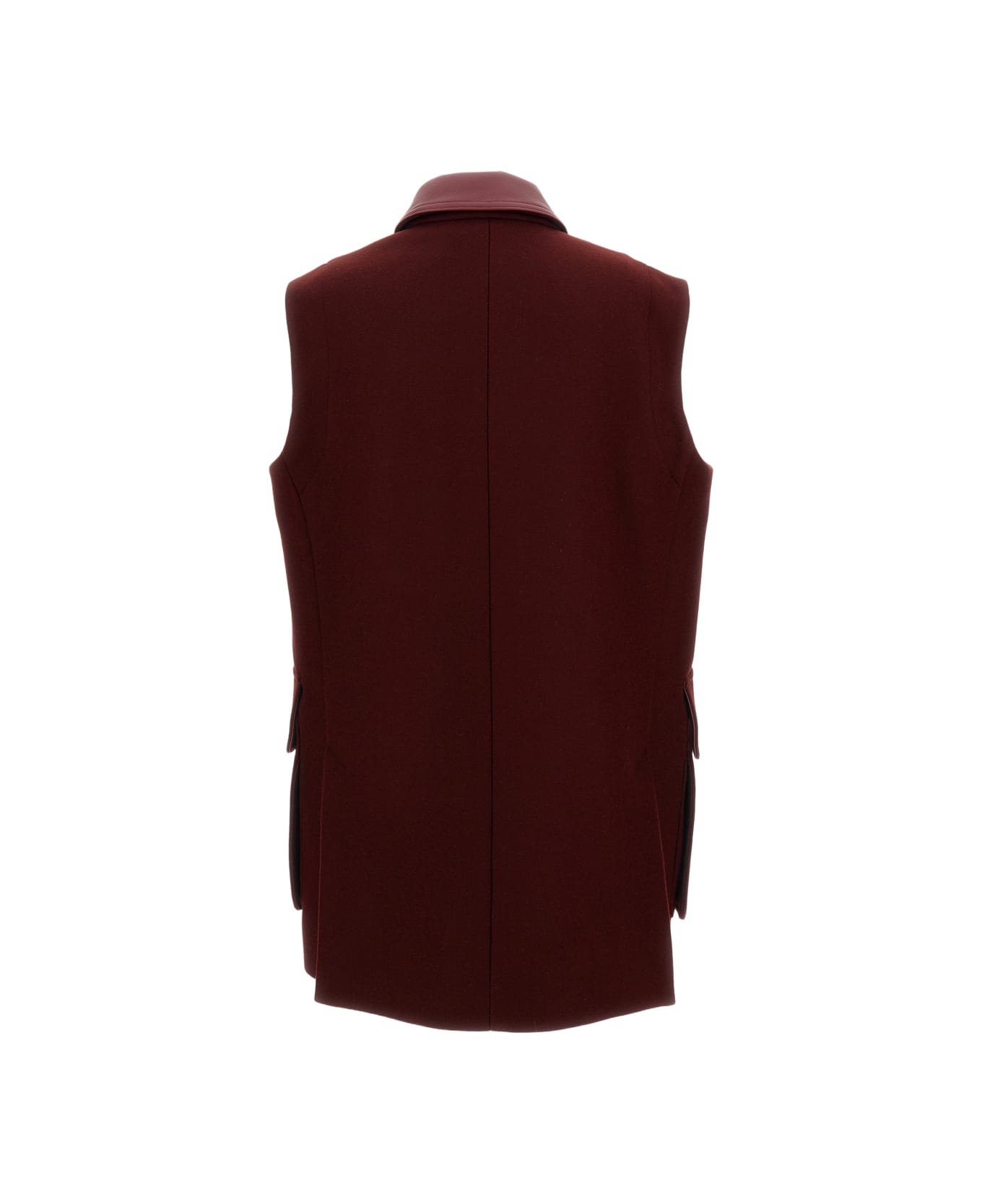 Max Mara Aeroso1234 Long Vest - Red